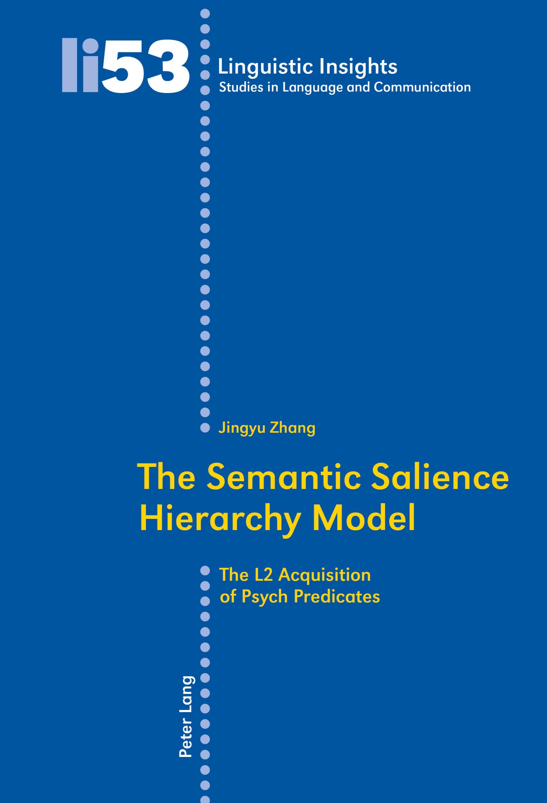 Vorderes Coverbild The Semantic Salience Hierarchy Model