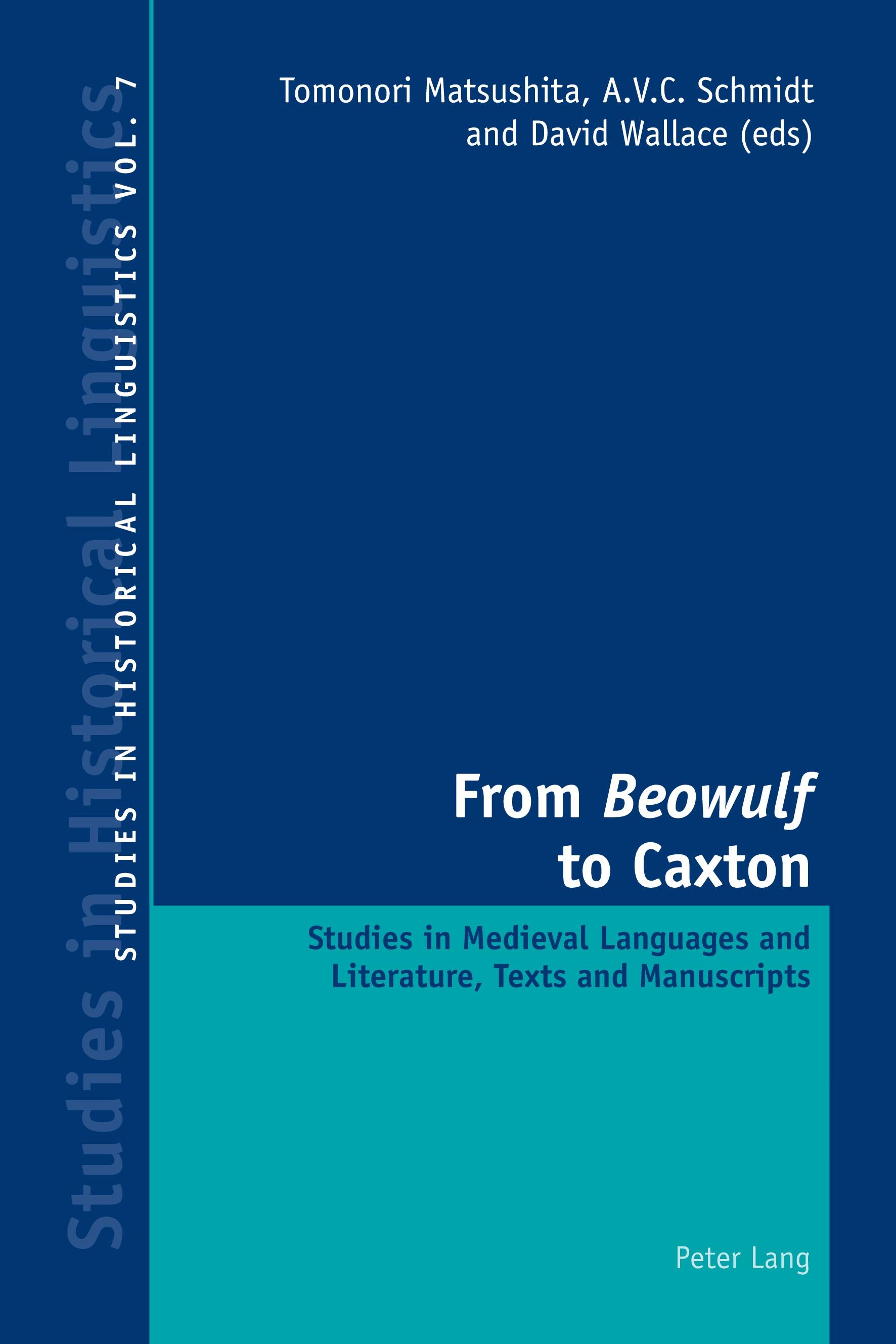 Vorderes Coverbild From 'Beowulf' to Caxton