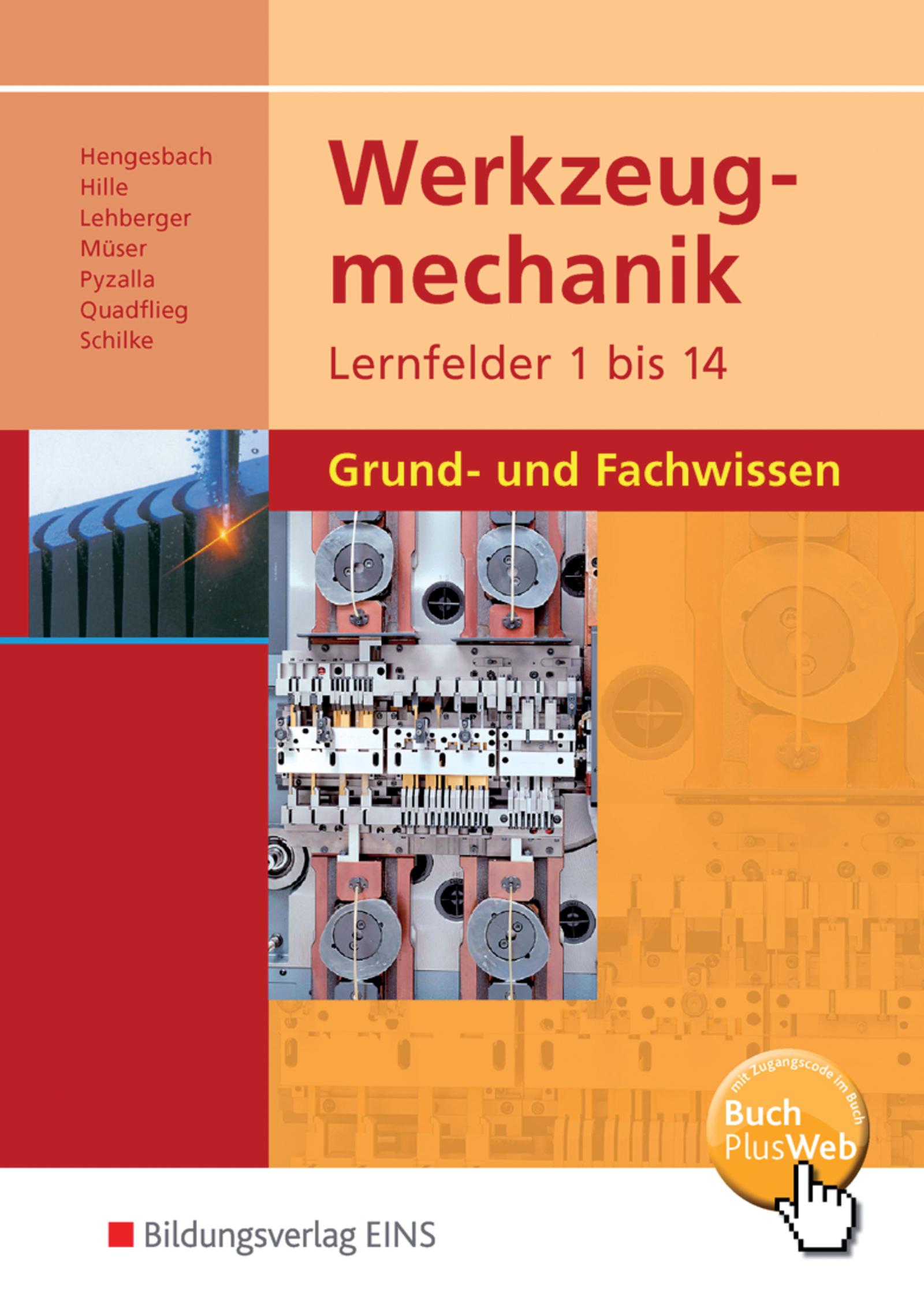 Vorderes Coverbild Werkzeugmechanik. Lernfelder 1-14: Grund- und Fachwissen