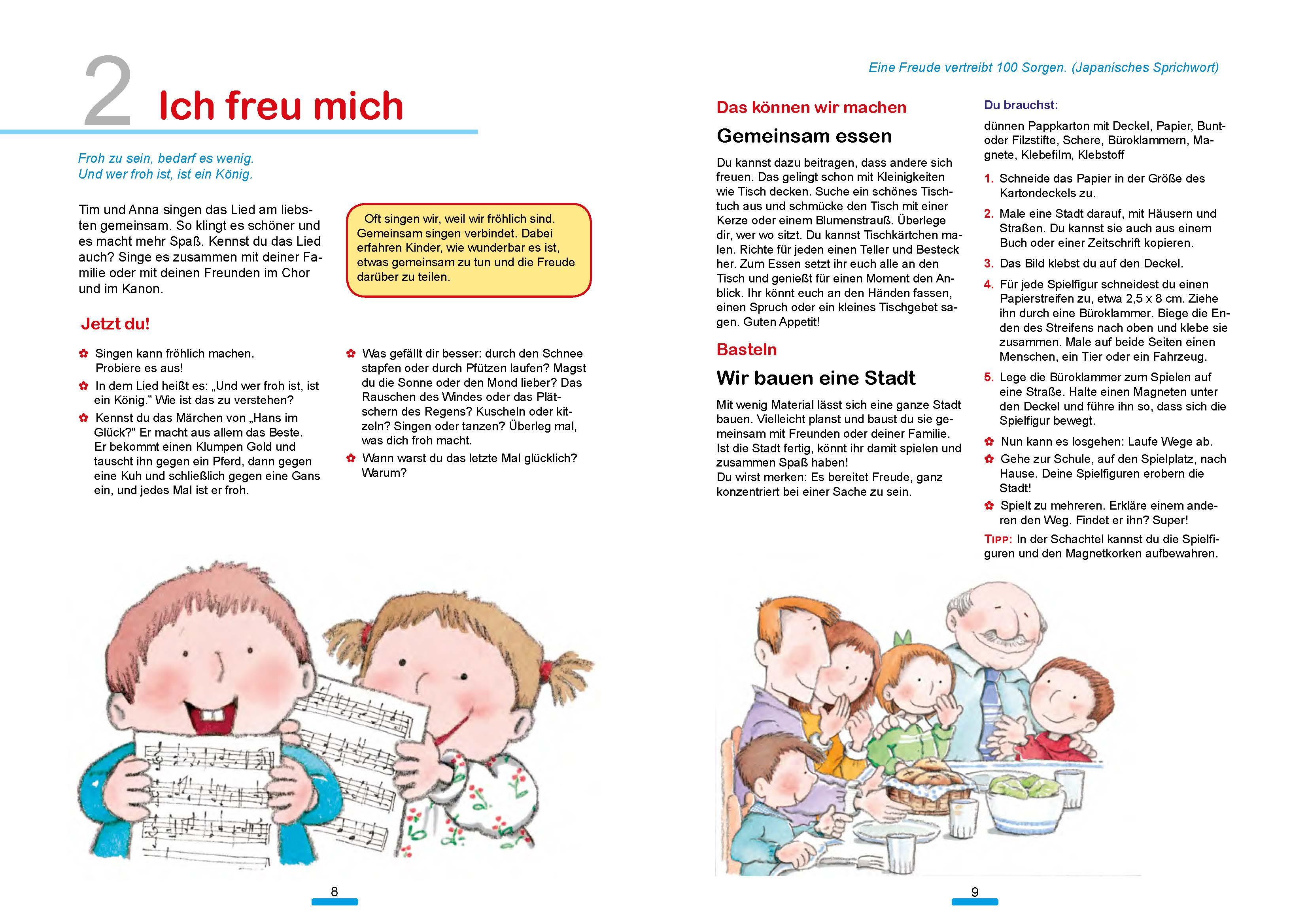 Beispielinhalt (Bild) Lebenswerte