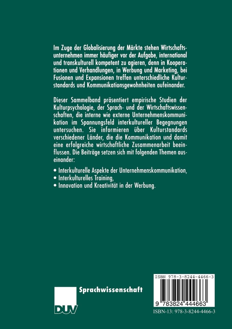 Rückseitencover Verhandeln, kooperieren, werben