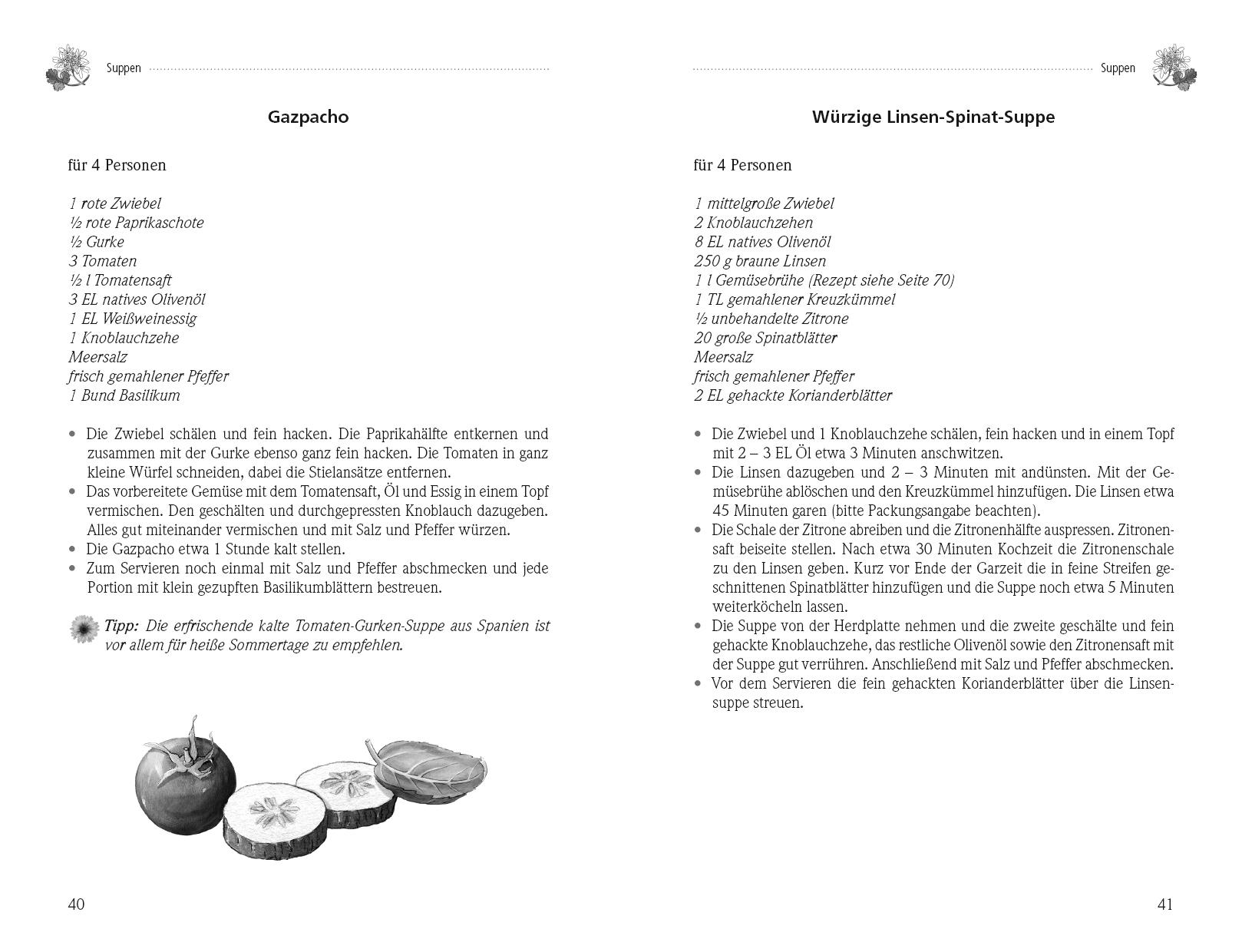 Beispielinhalt (Bild) Glutenfrei vegan
