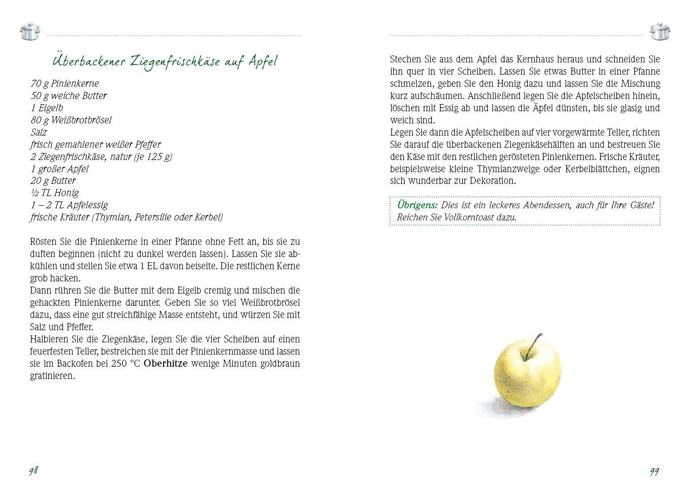 Beispielinhalt (Bild) Das Apfelbuch