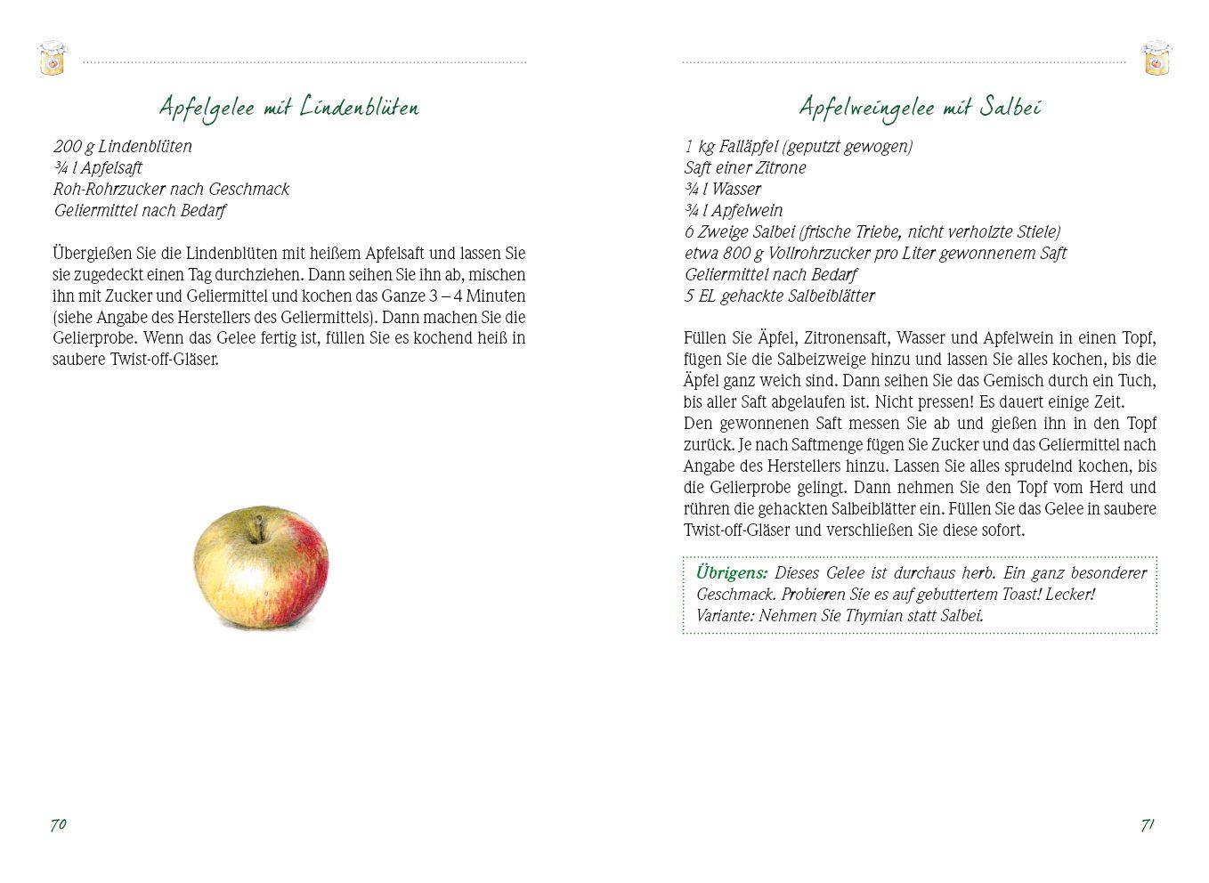 Beispielinhalt (Bild) Das Apfelbuch