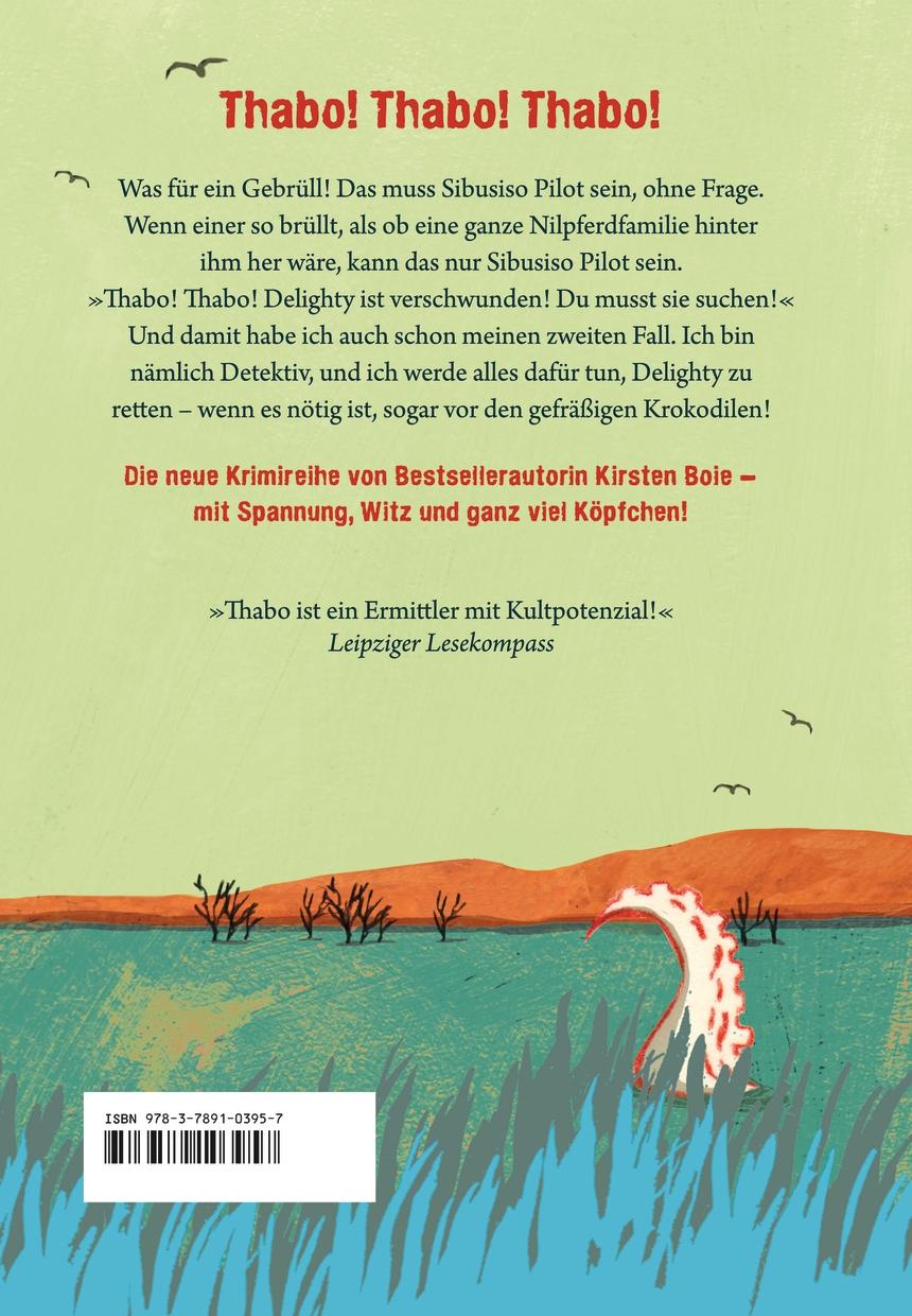 Rückseitencover Thabo: Detektiv und Gentleman 02. Die Krokodil-Spur