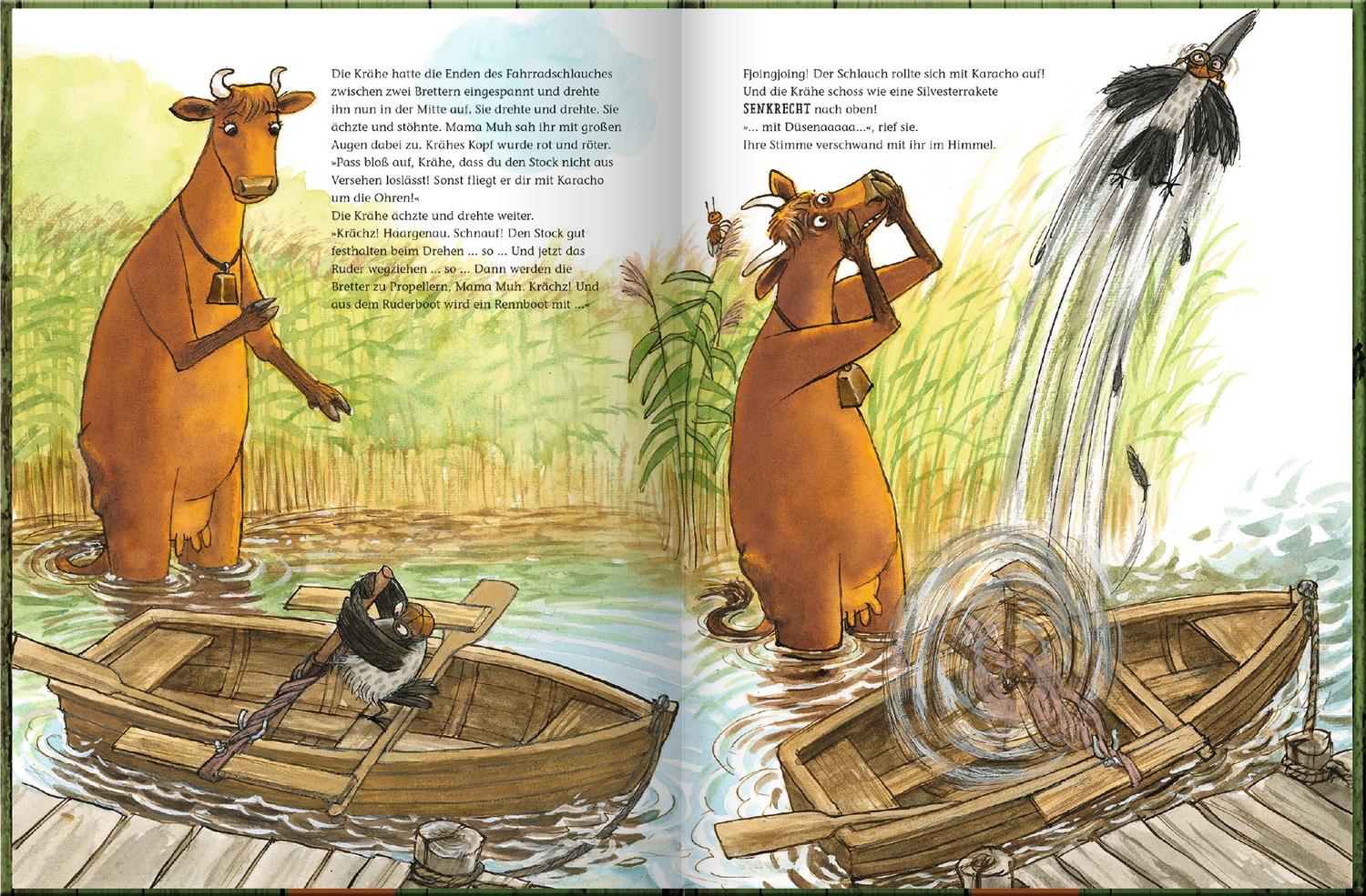 Beispielinhalt (Bild) Mama Muh fährt Boot