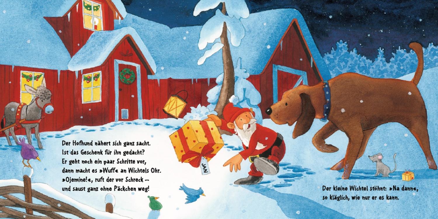 Beispielinhalt (Bild) Ein Geschenk vom Weihnachtswichtel!