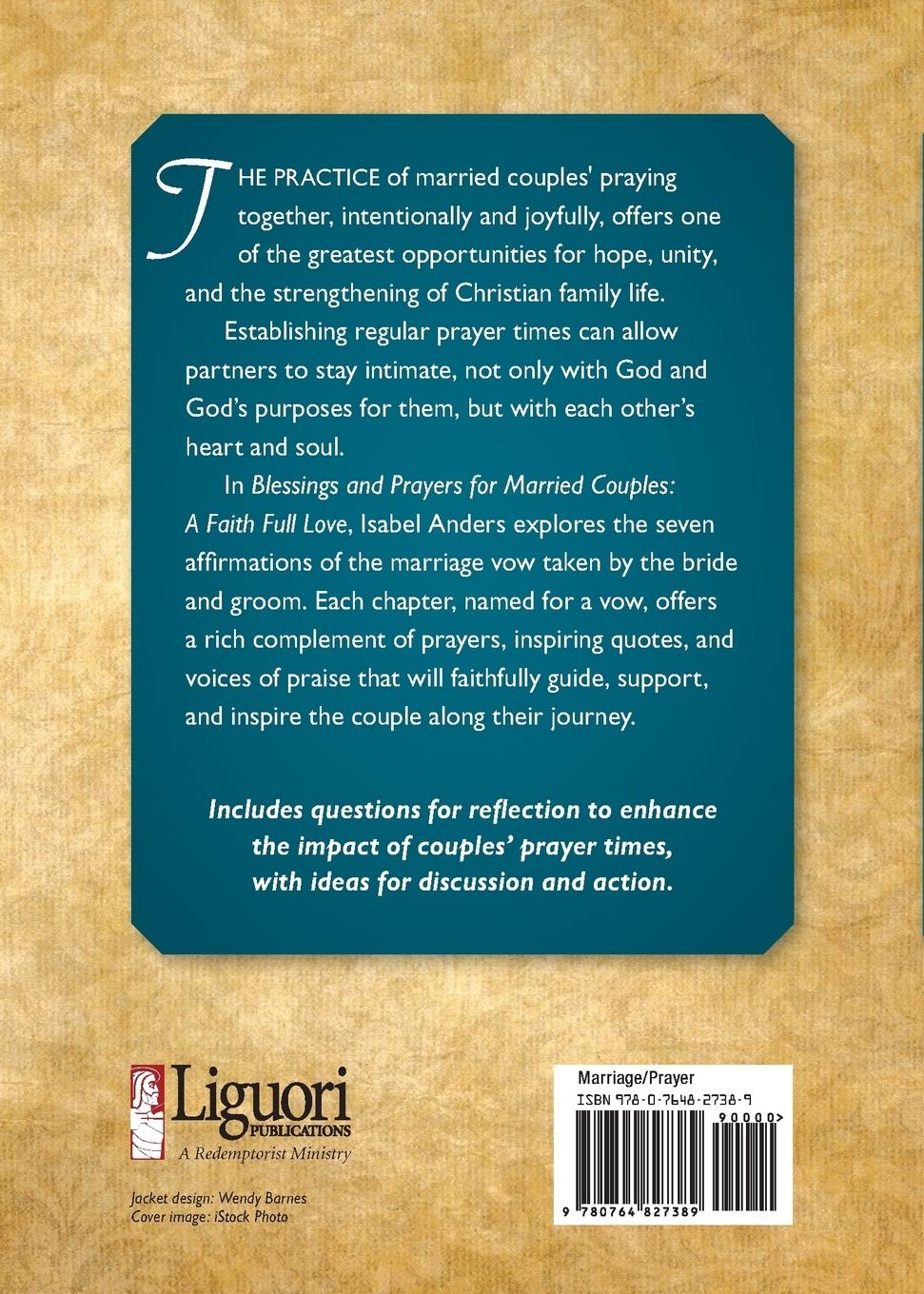 Rückseitencover Blessings and Prayers for Married Couples