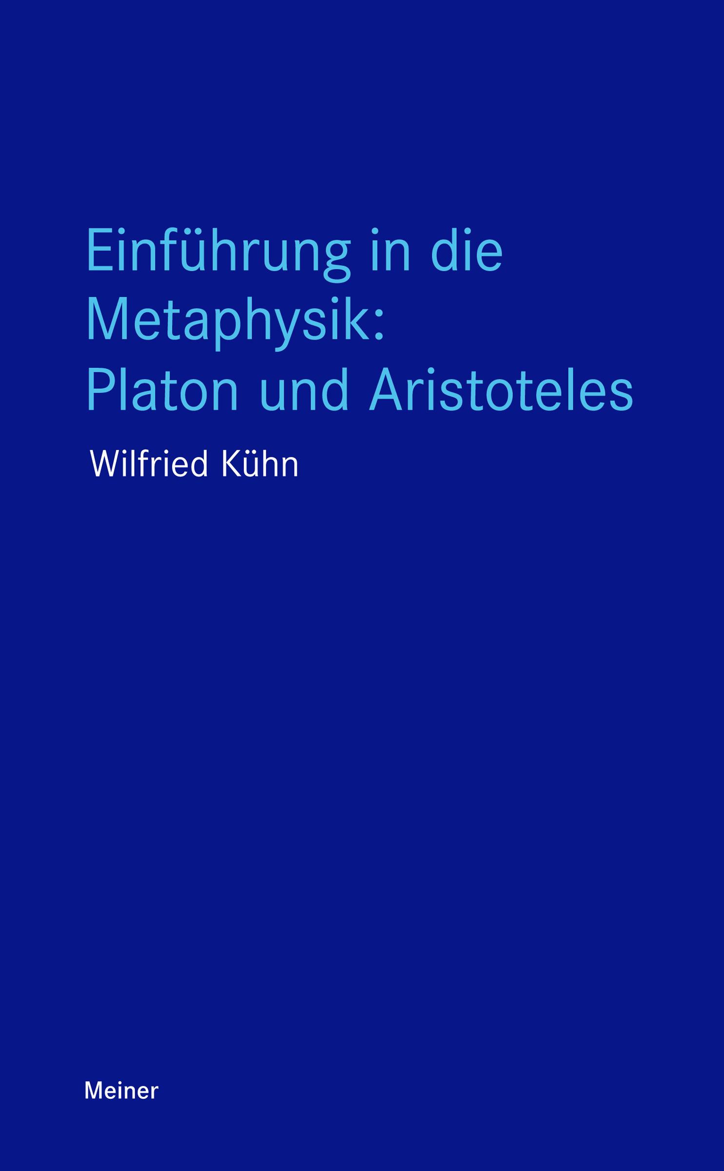Vorderes Coverbild Einführung in die Metaphysik: Platon und Aristoteles