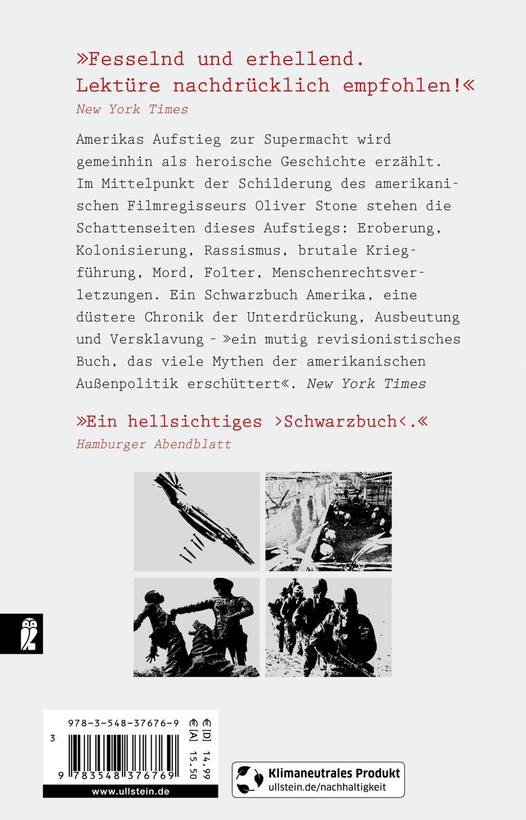 Rückseitencover Amerikas ungeschriebene Geschichte