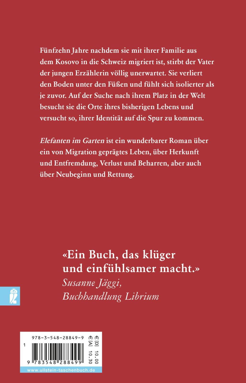 Rückseitencover Elefanten im Garten