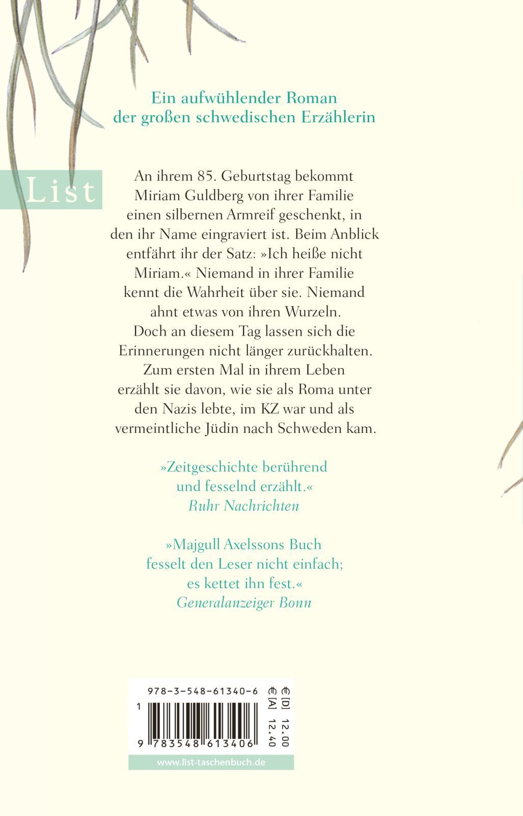 Rückseitencover Ich heiße nicht Miriam