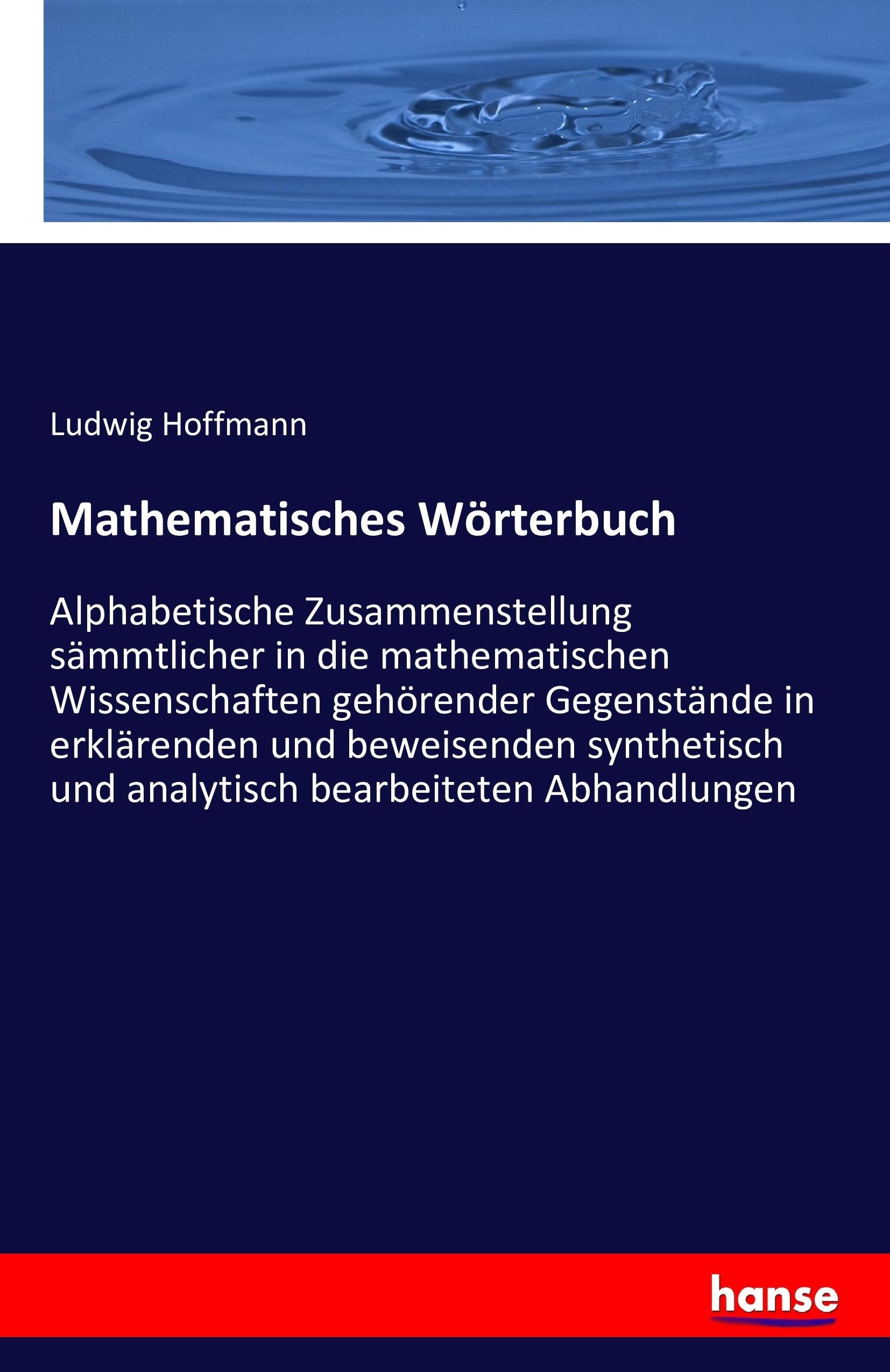 Vorderes Coverbild Mathematisches Wörterbuch