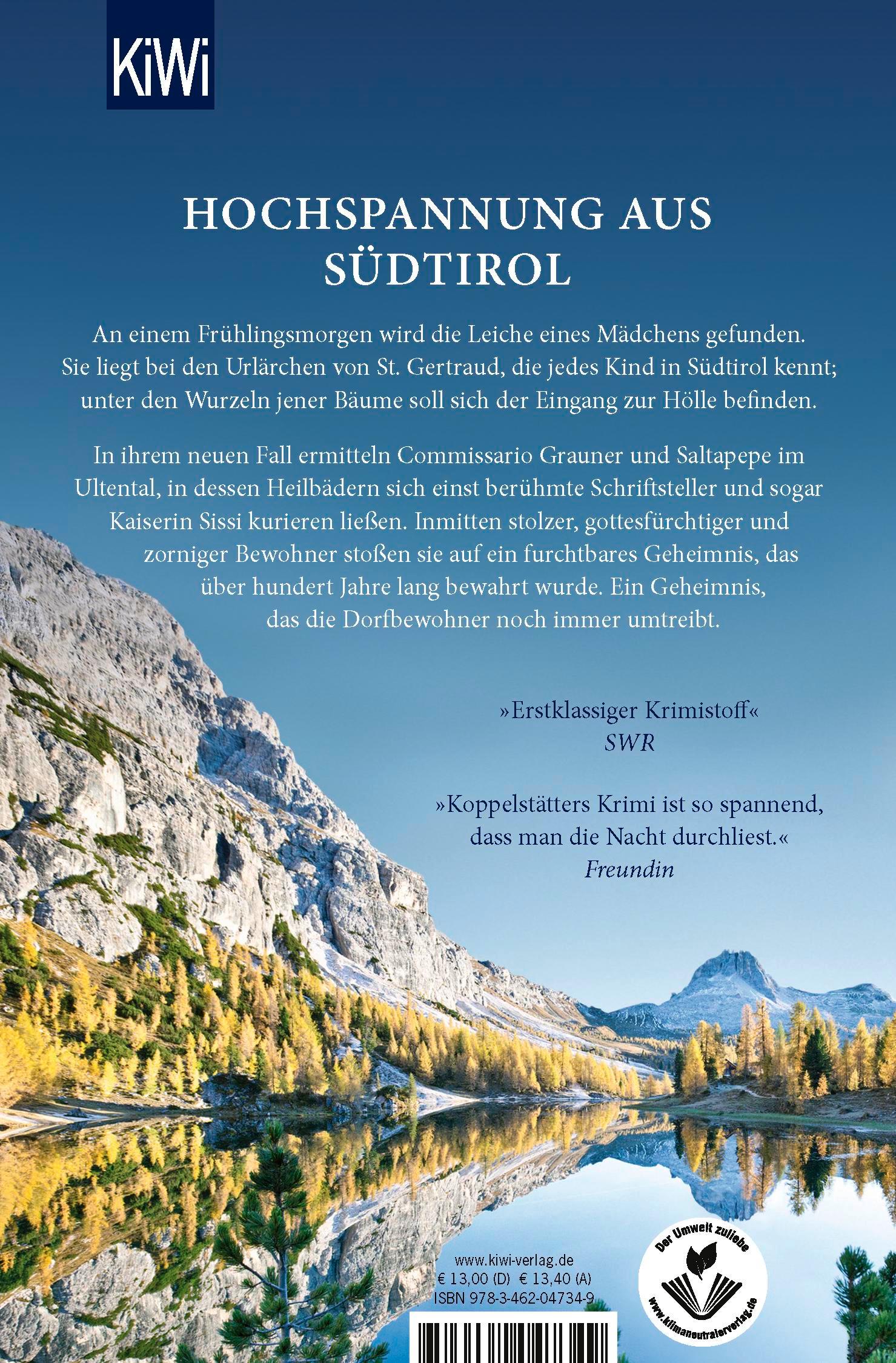 Rückseitencover Die Stille der Lärchen