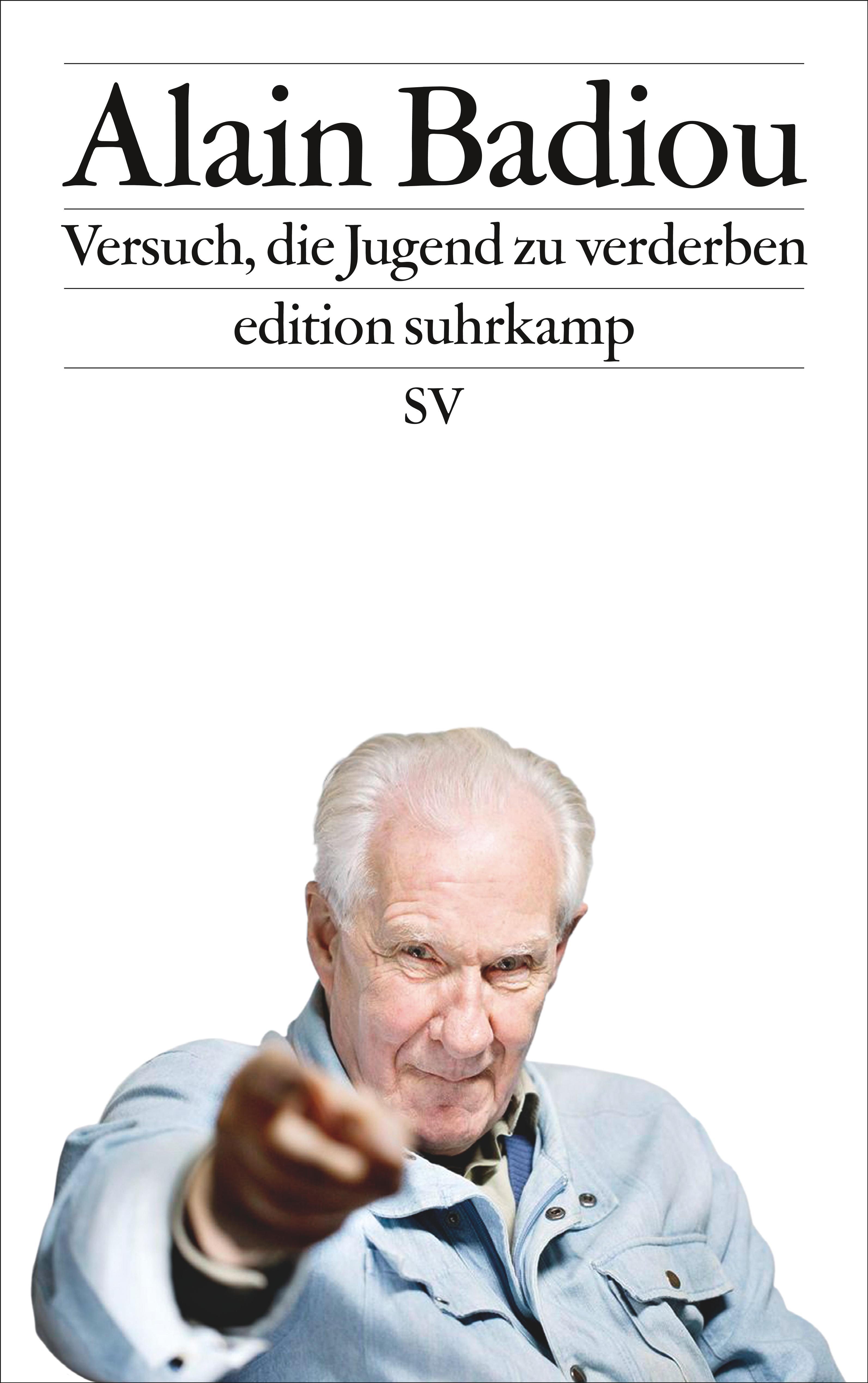 Vorderes Coverbild Versuch, die Jugend zu verderben