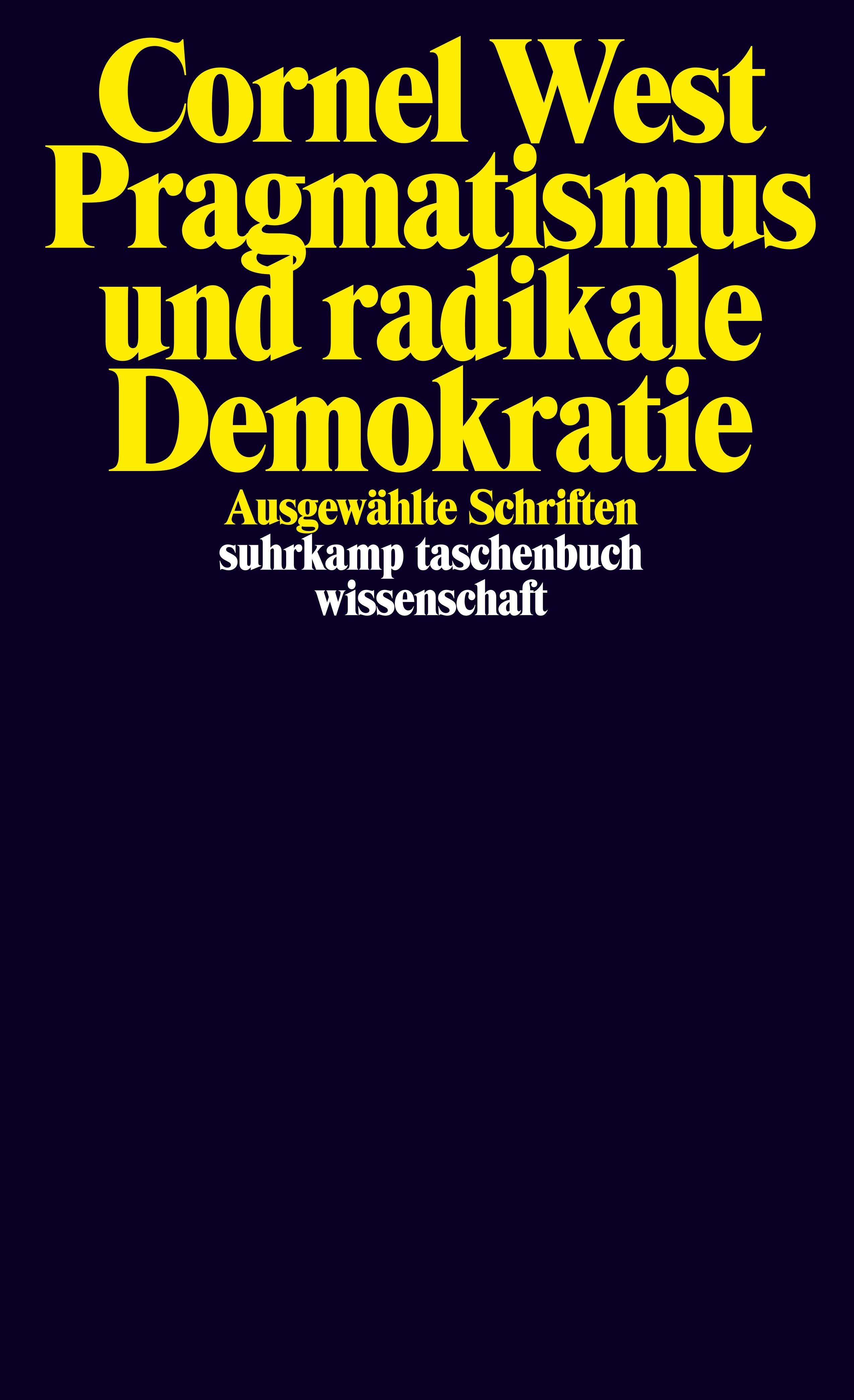 Vorderes Coverbild Pragmatismus und radikale Demokratie