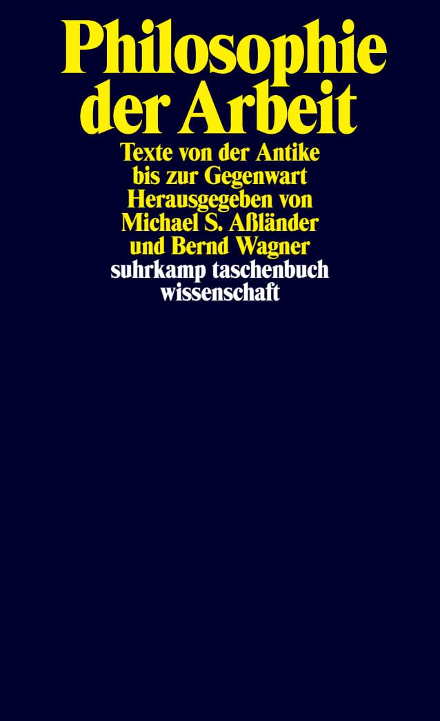 Vorderes Coverbild Philosophie der Arbeit