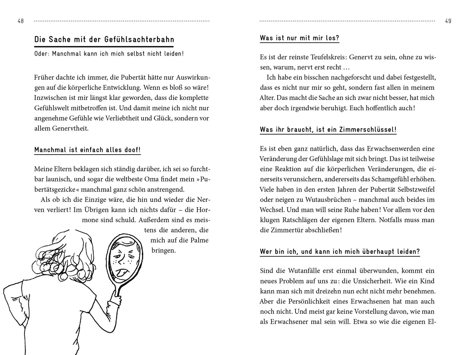 Beispielinhalt (Bild) Alles, was Mädchen wissen sollten, bevor sie 13 werden