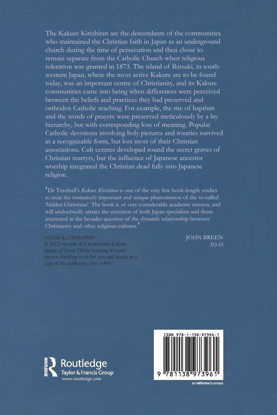 Rückseitencover The Kakure Kirishitan of Japan