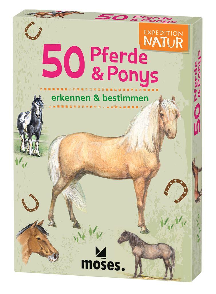 Vorderes Coverbild Expedition Natur 50 Pferde & Ponys