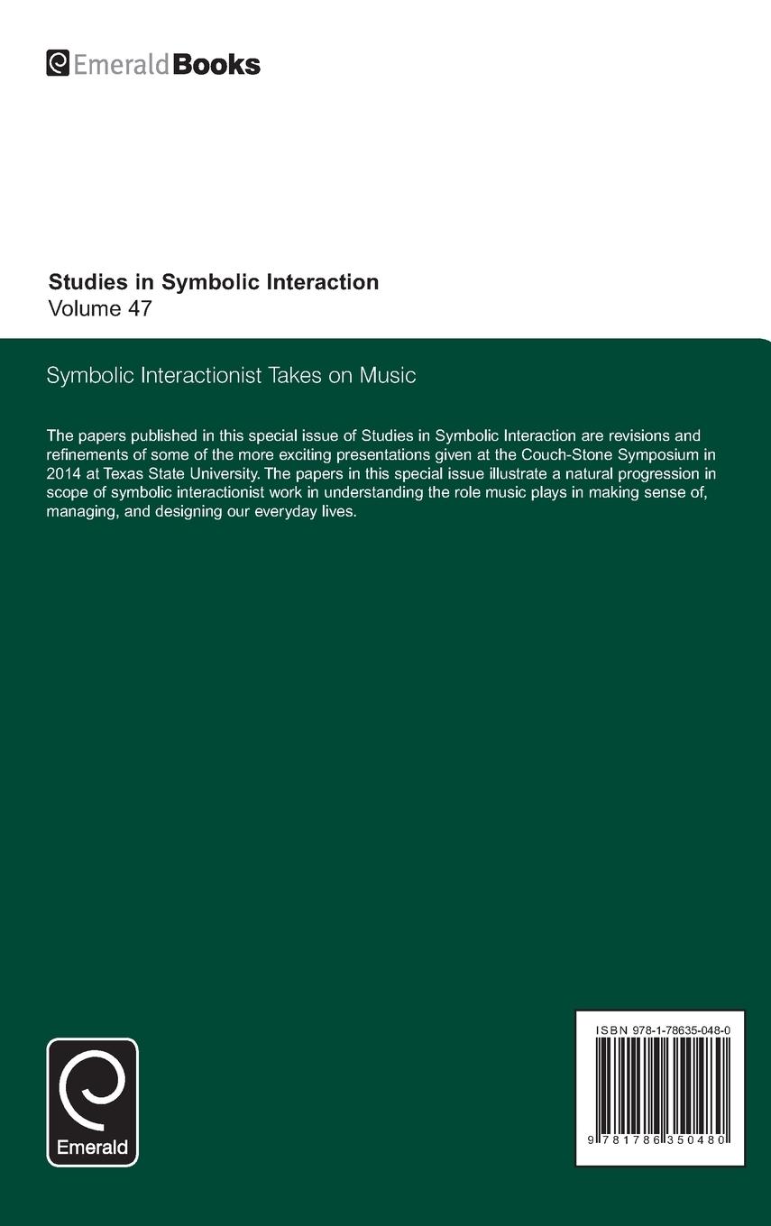 Rückseitencover Symbolic Interactionist Takes on Music