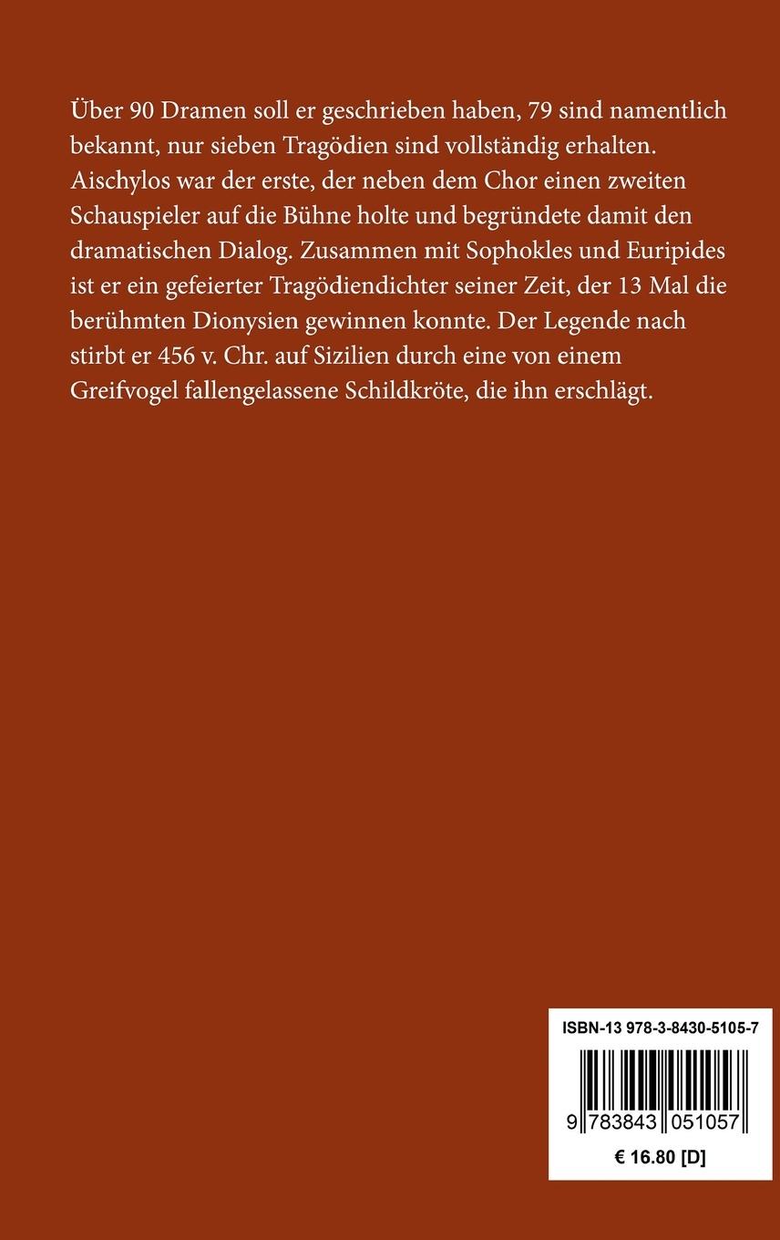 Rückseitencover Die Sieben gegen Theben