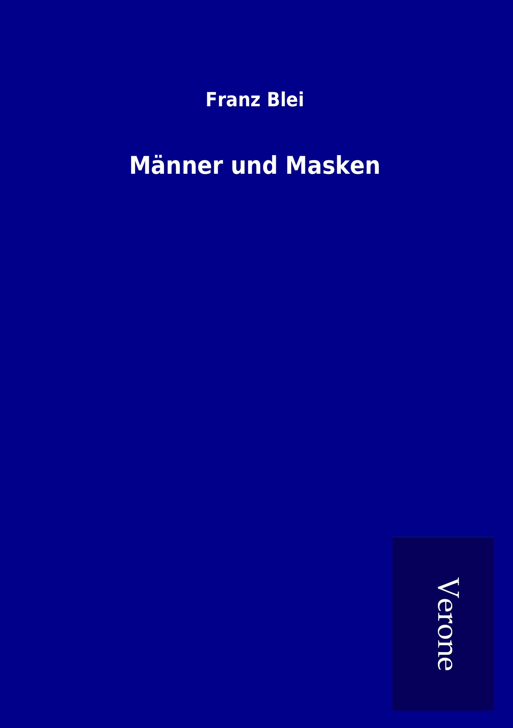 Vorderes Coverbild Männer und Masken