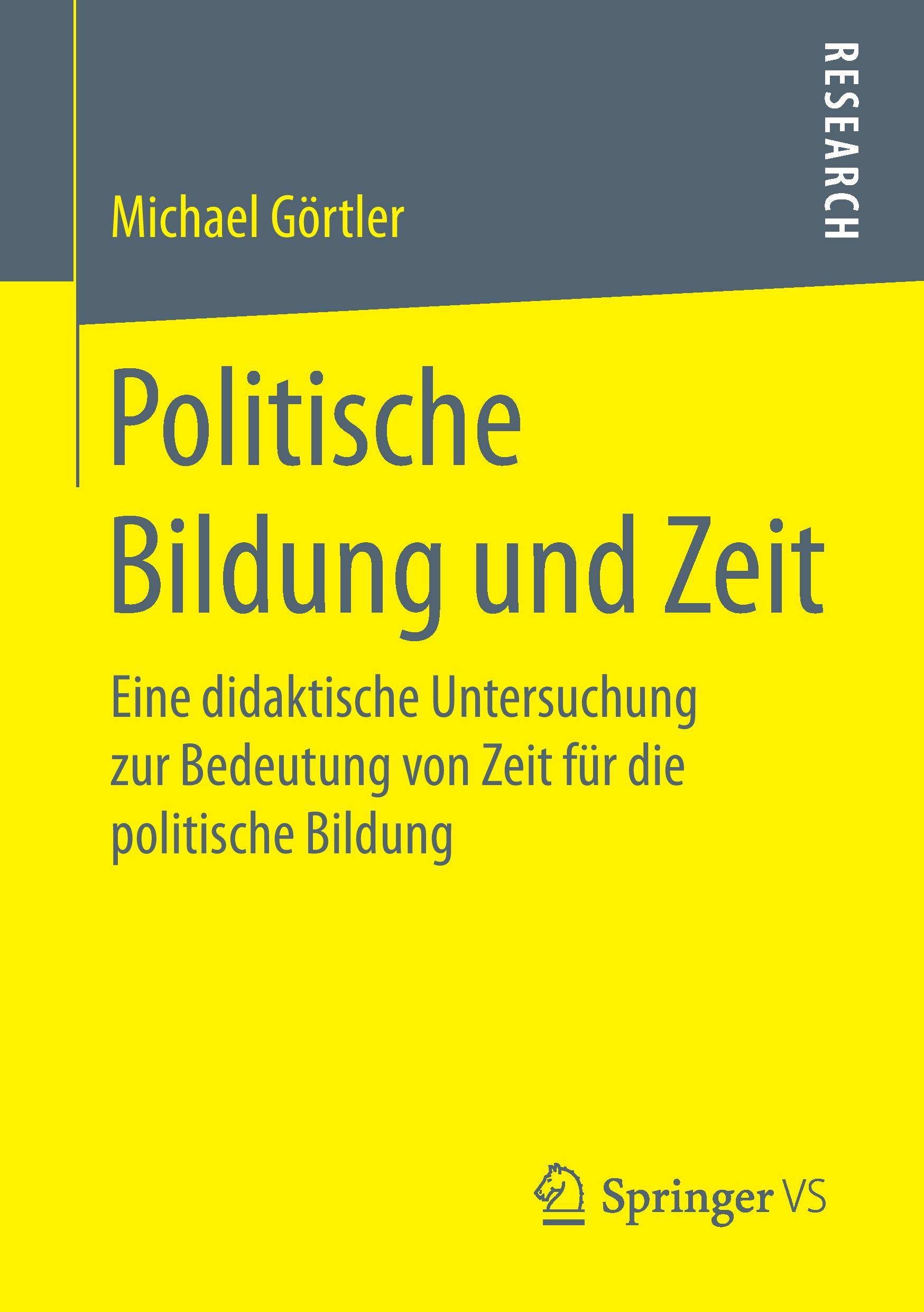 Vorderes Coverbild Politische Bildung und Zeit