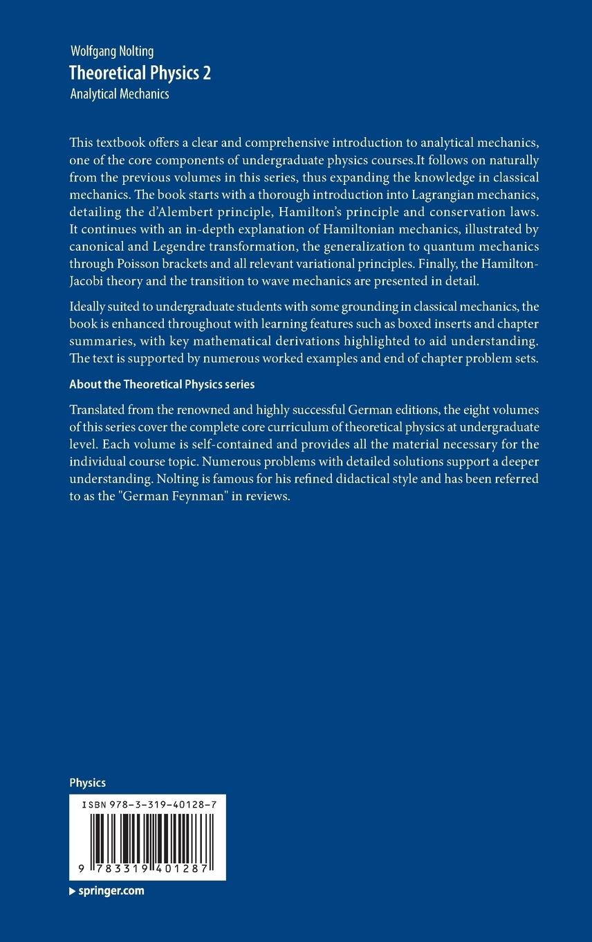 Rückseitencover Theoretical Physics 2