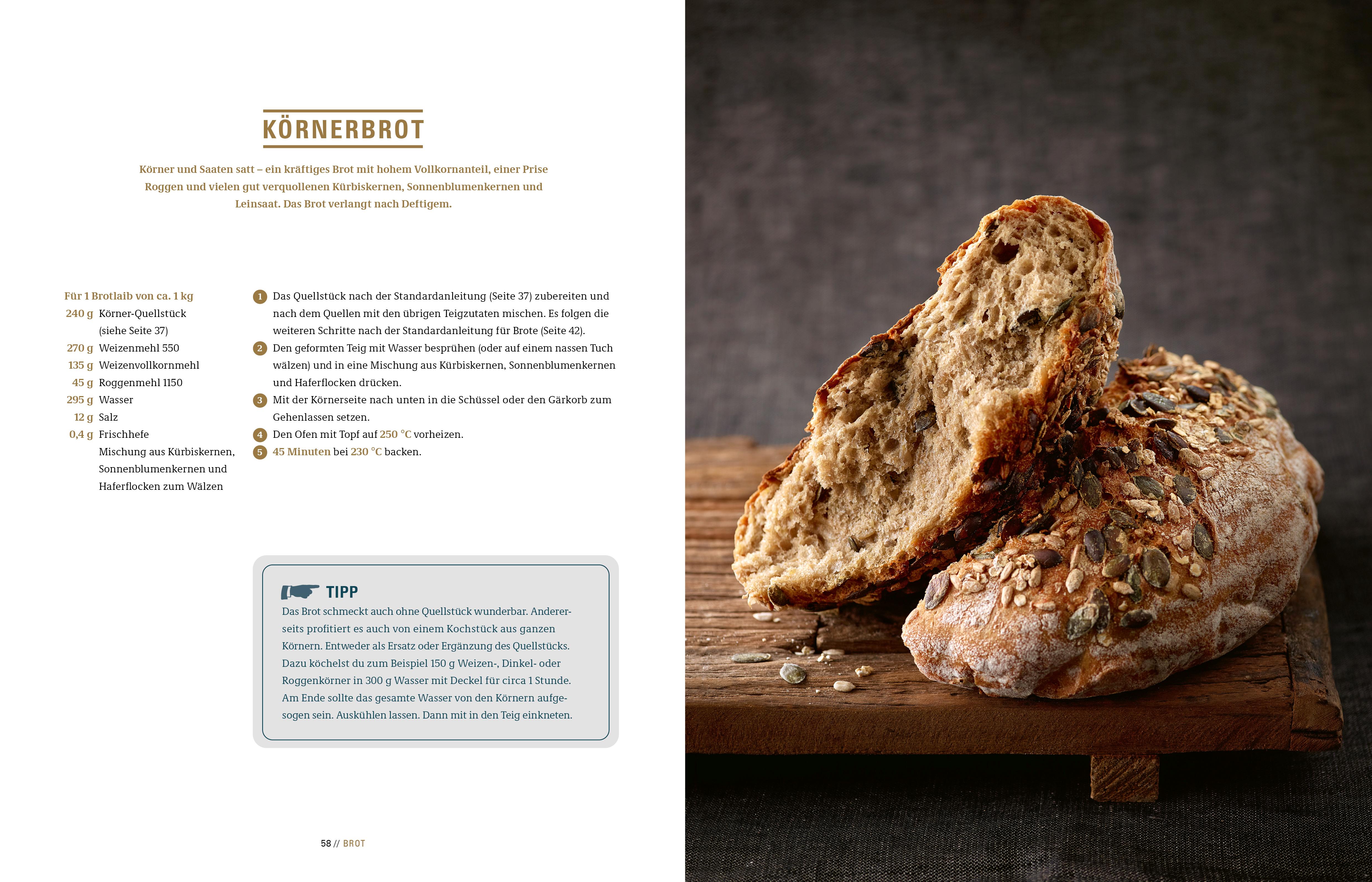 Beispielinhalt (Bild) Brot backen in Perfektion mit Hefe