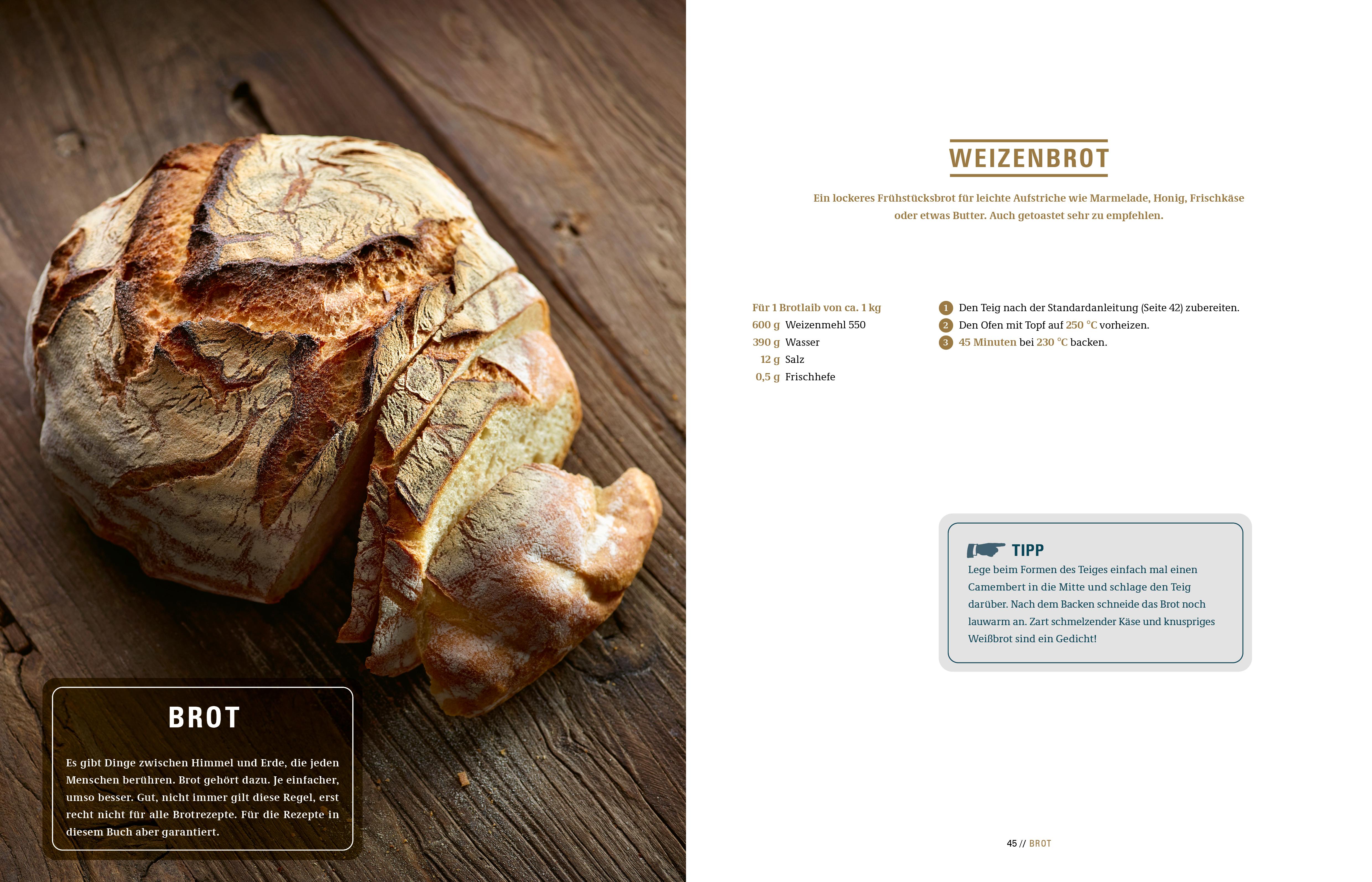 Beispielinhalt (Bild) Brot backen in Perfektion mit Hefe
