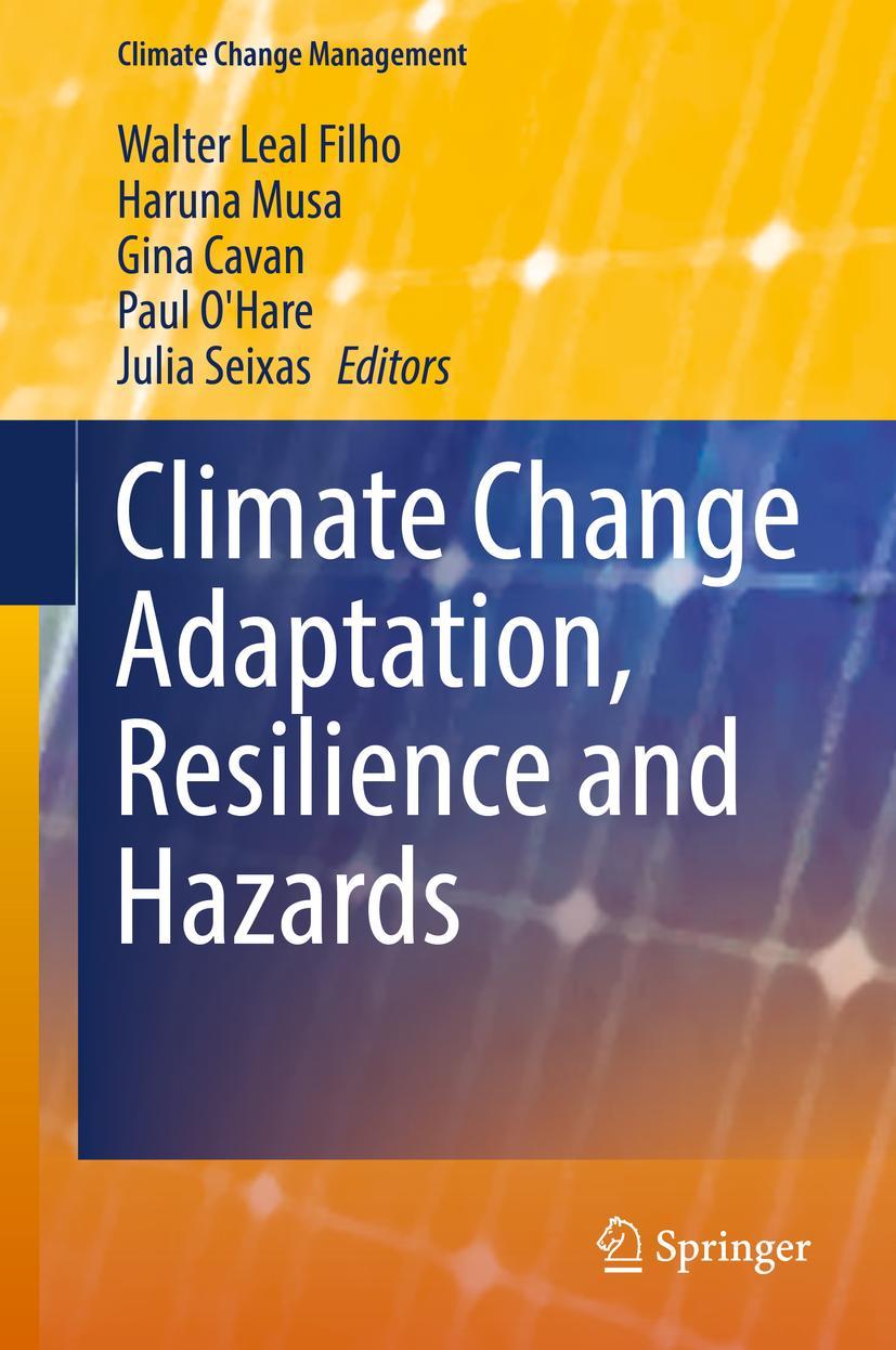 Vorderes Coverbild Climate Change Adaptation, Resilience and Hazards