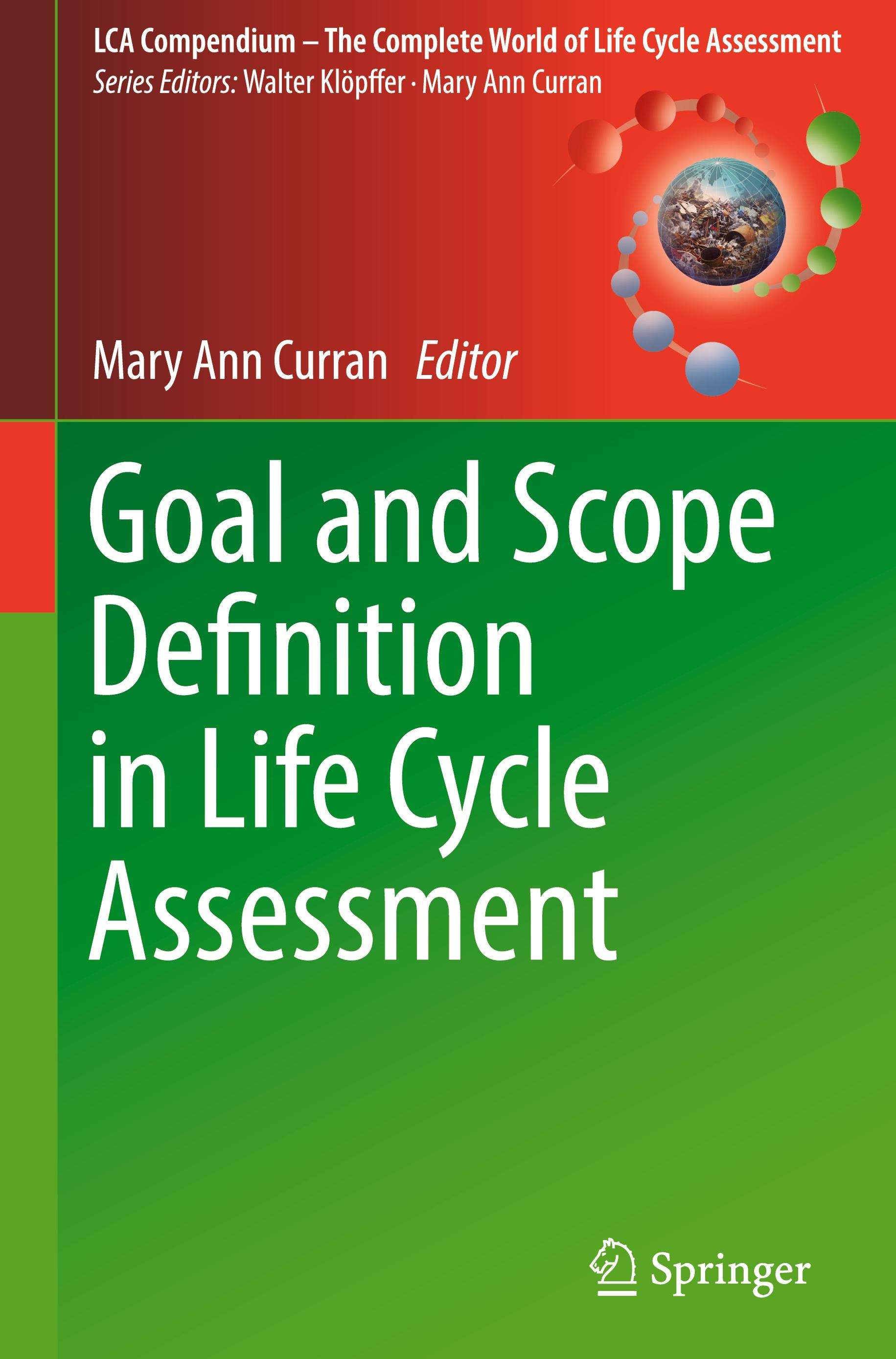 Vorderes Coverbild Goal and Scope Definition in Life Cycle Assessment