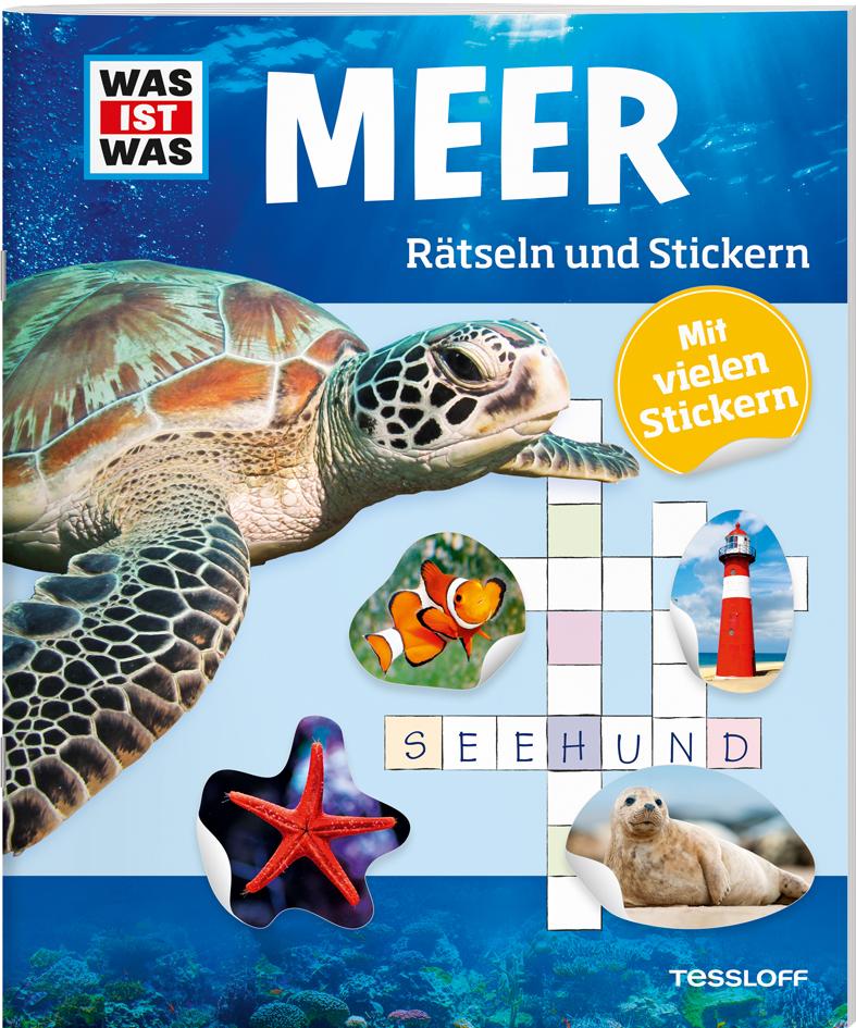 Vorderes Coverbild WAS IST WAS Rätseln und Stickern: Meer
