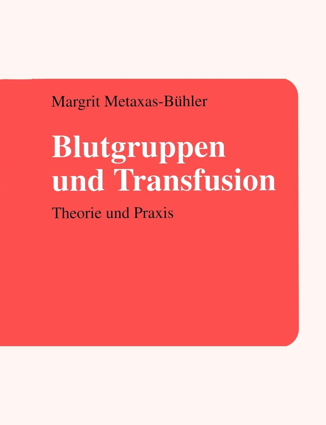 Vorderes Coverbild Blutgruppen und Transfusion