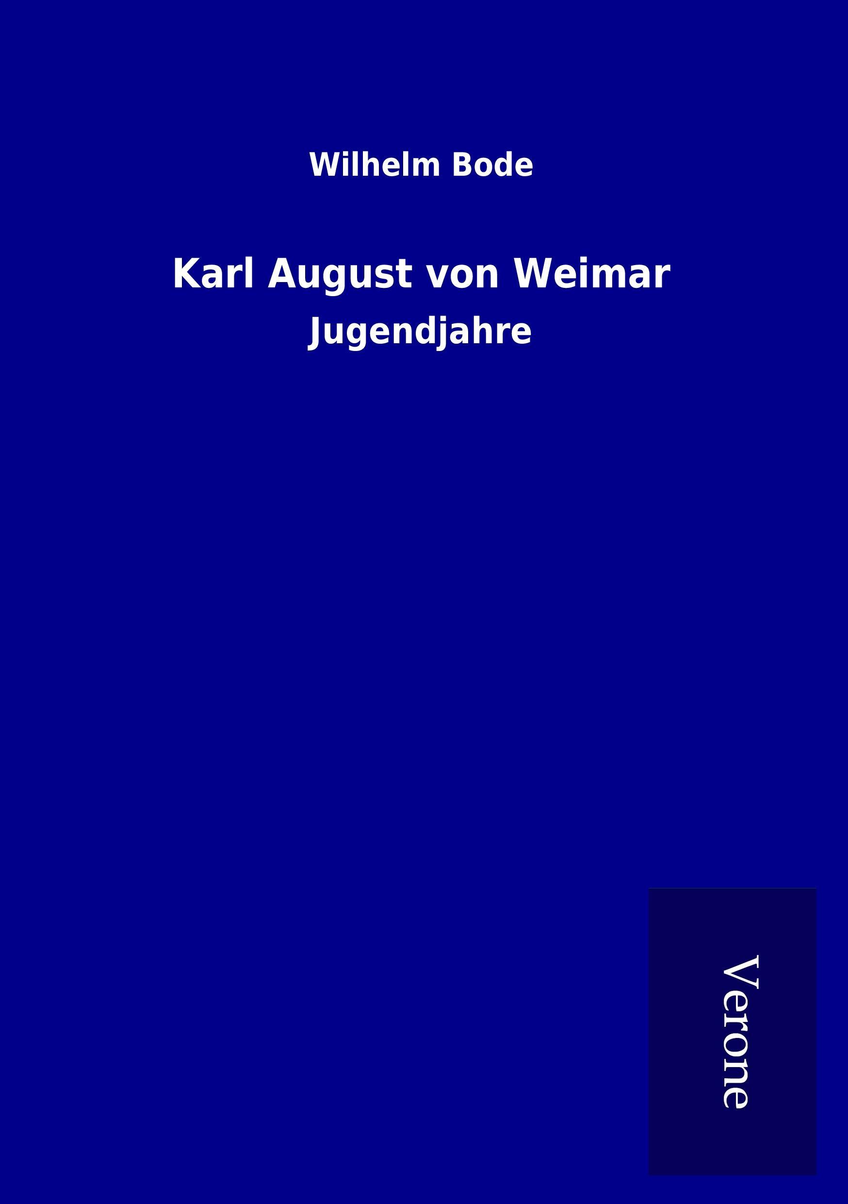 Vorderes Coverbild Karl August von Weimar