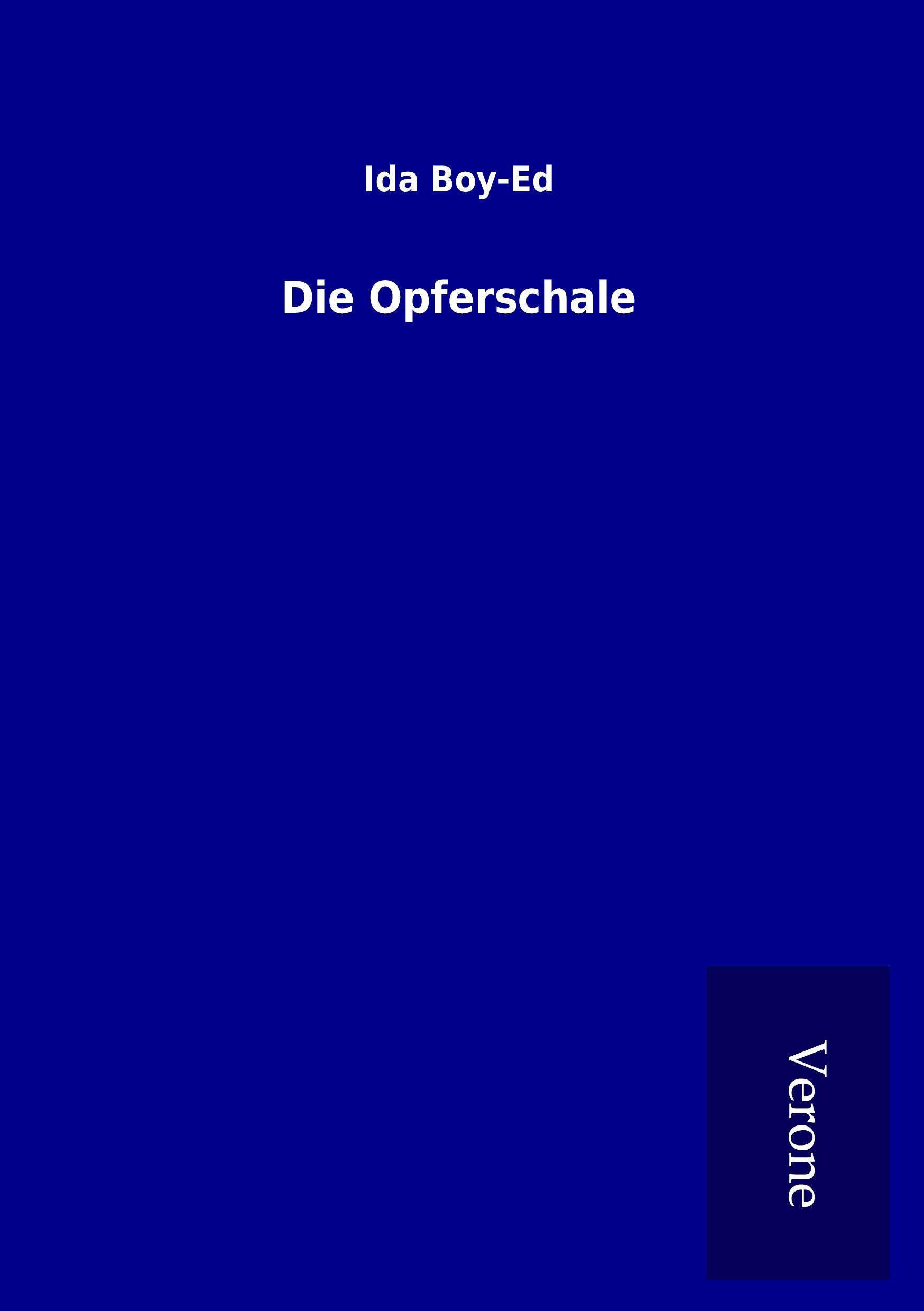 Vorderes Coverbild Die Opferschale