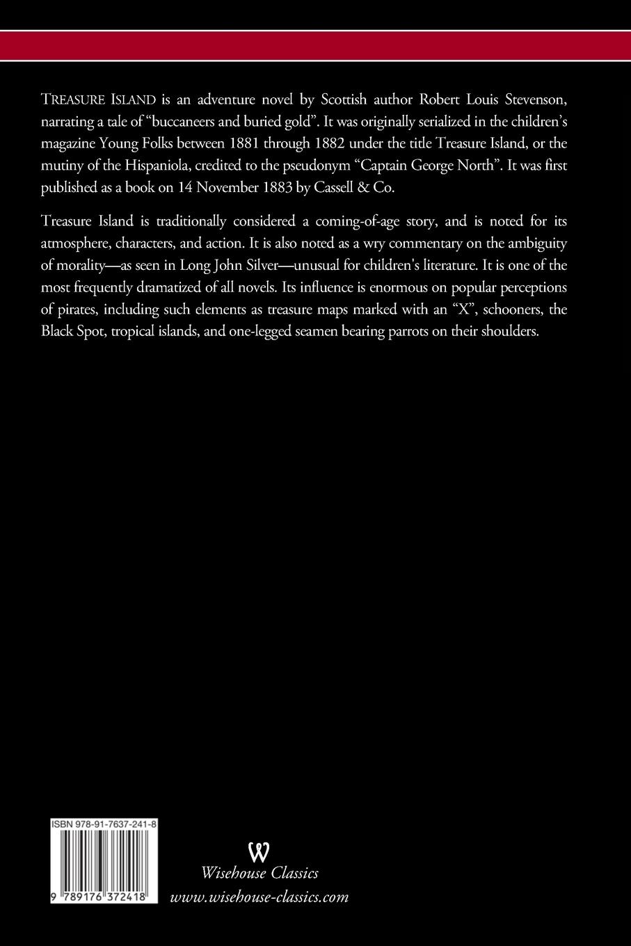 Rückseitencover Treasure Island (Wisehouse Classics Edition - with original Illustrations by Louis Rhead)