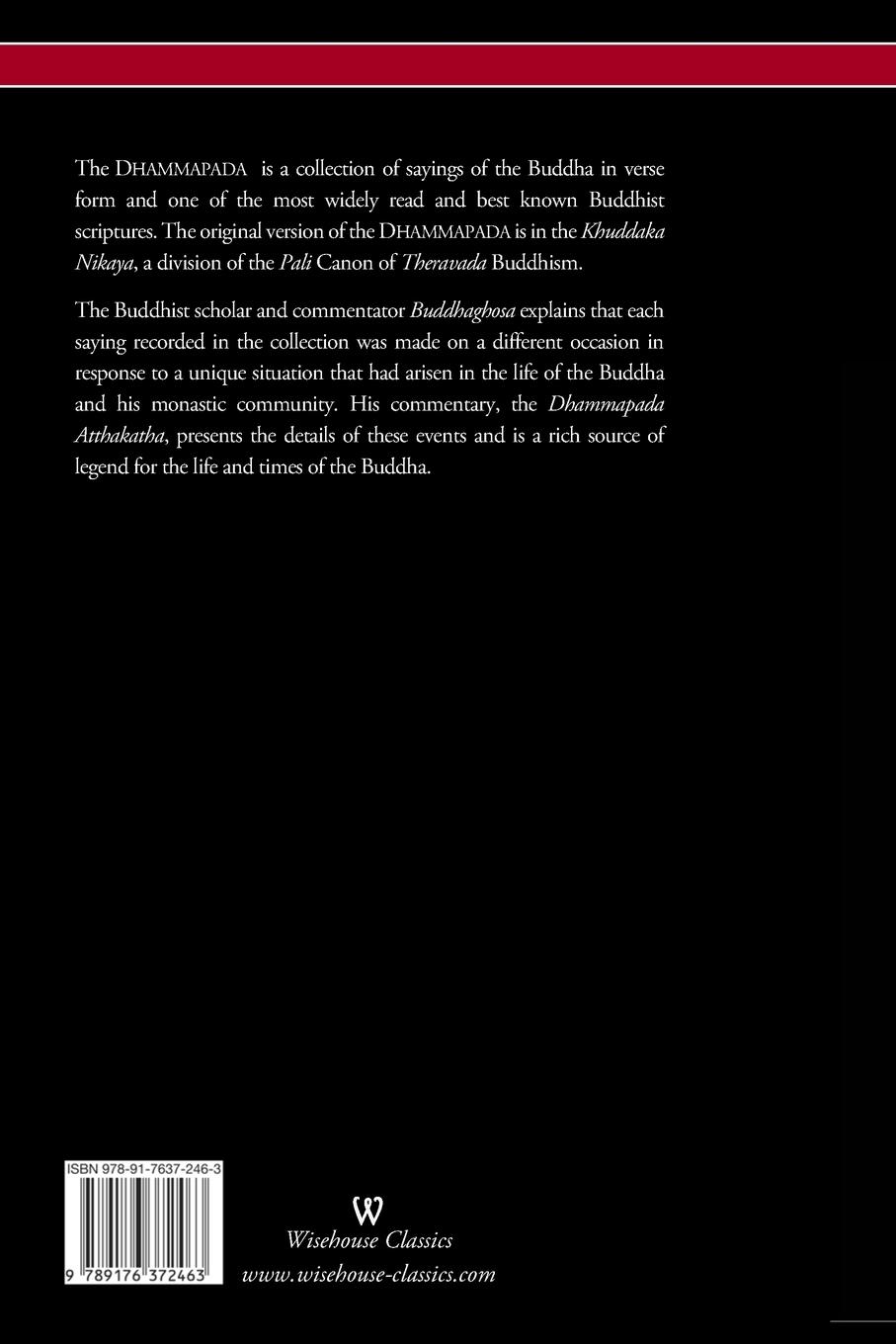 Rückseitencover The Dhammapada (Wisehouse Classics - The Complete & Authoritative Edition)
