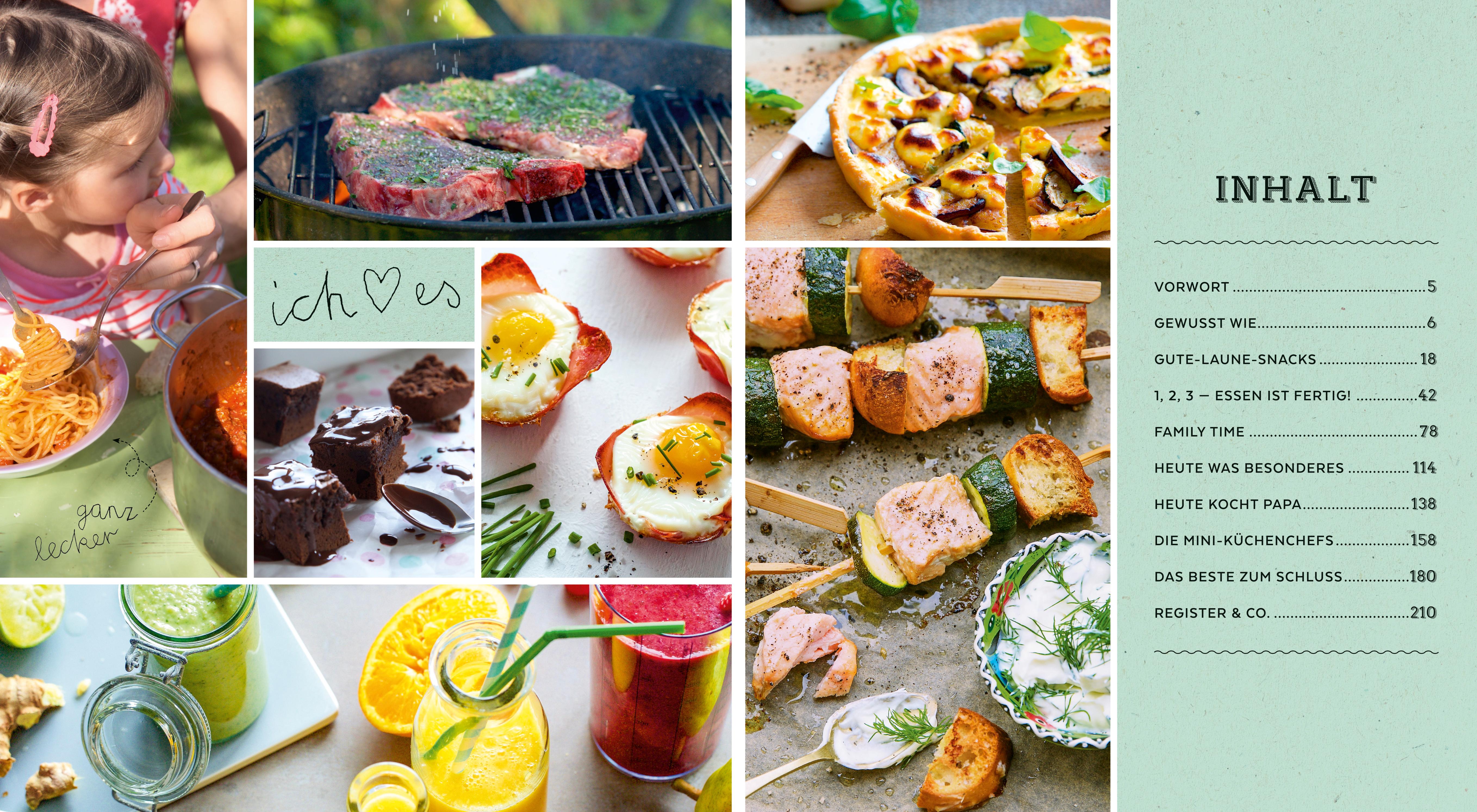 Beispielinhalt (Bild) Yummy! Lieblingsrezepte für die ganze Familie