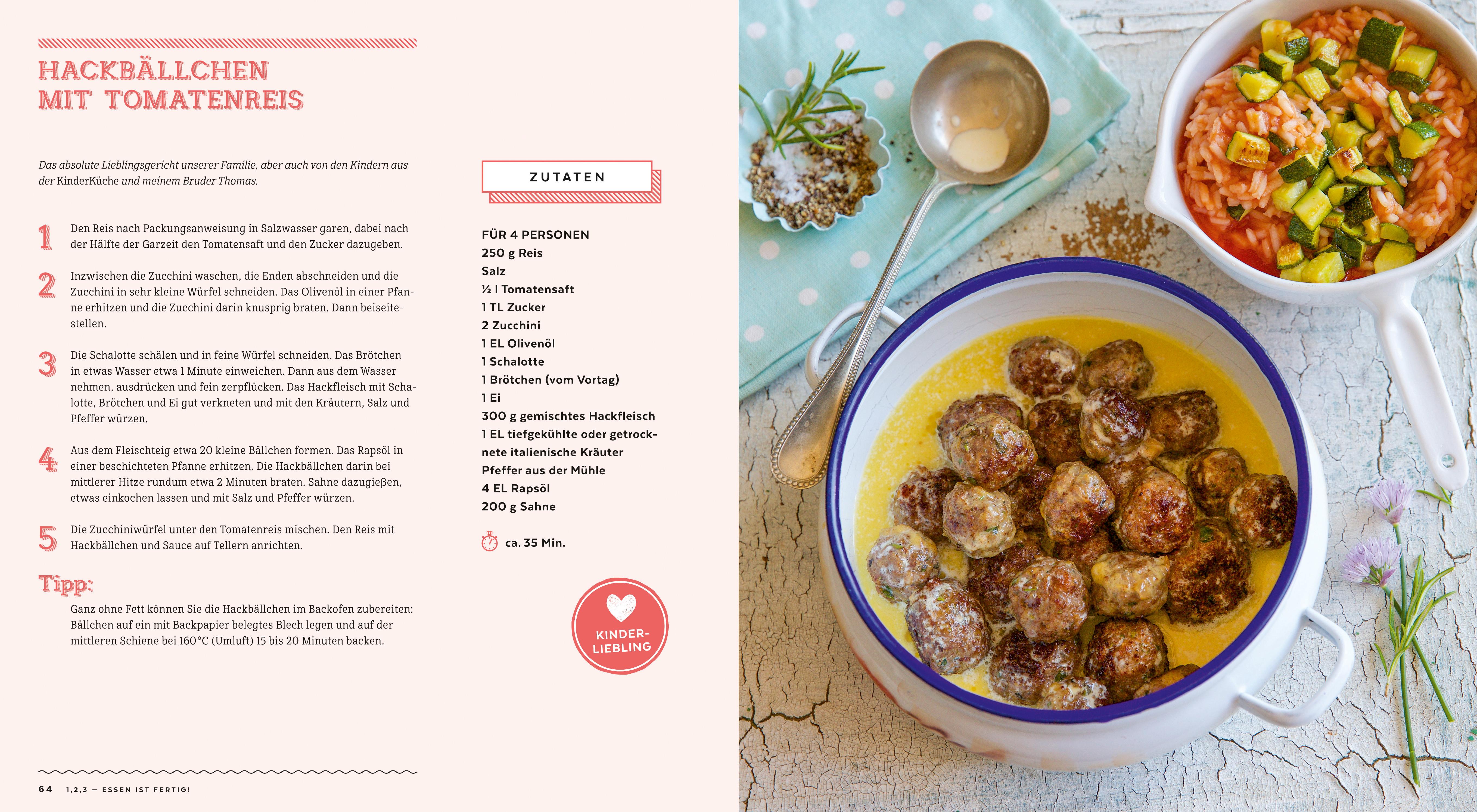 Beispielinhalt (Bild) Yummy! Lieblingsrezepte für die ganze Familie