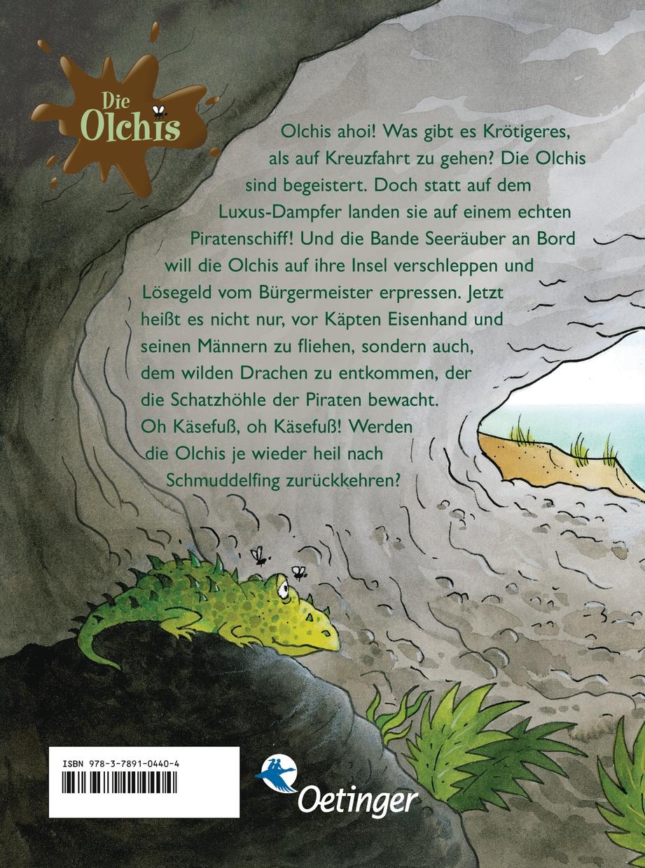 Rückseitencover Die Olchis. Gefangen auf der Pirateninsel