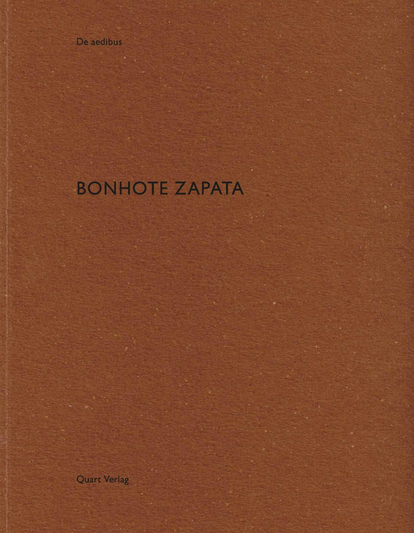 Vorderes Coverbild Bonhote Zapata