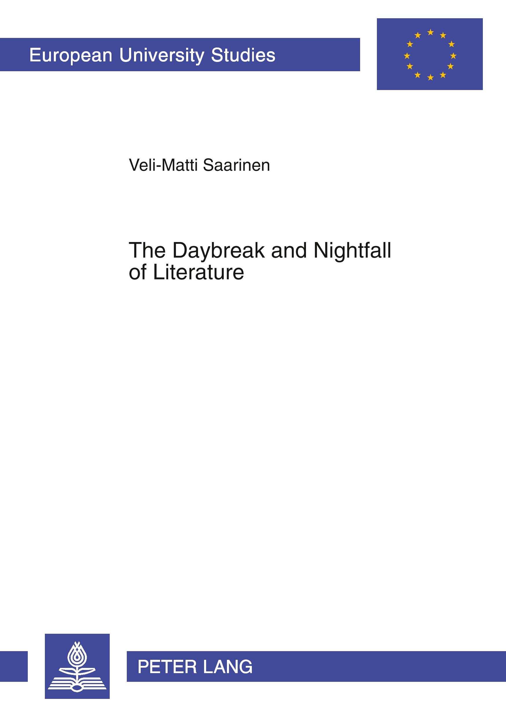 Vorderes Coverbild The Daybreak and Nightfall of Literature
