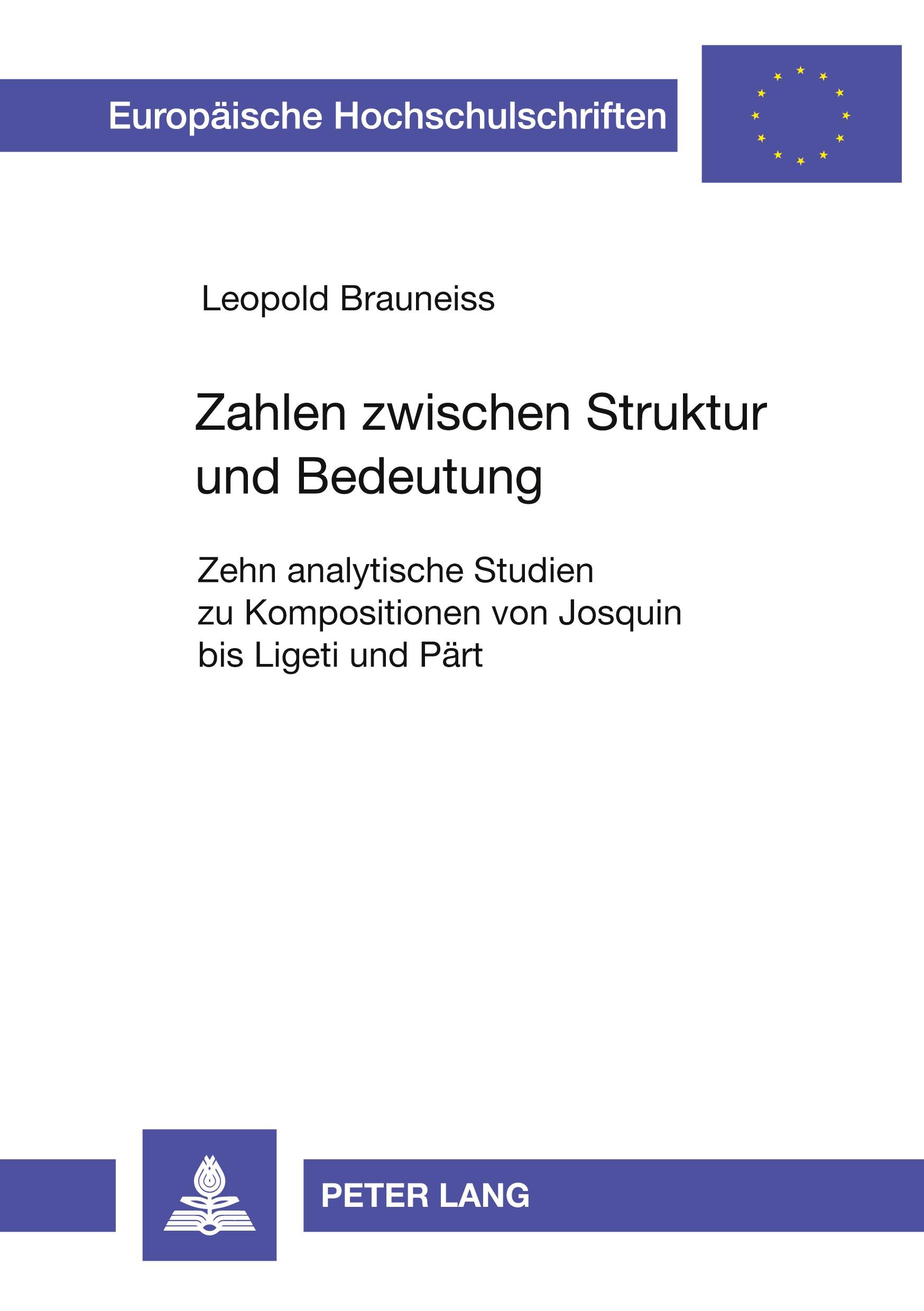 Vorderes Coverbild Zahlen zwischen Struktur und Bedeutung