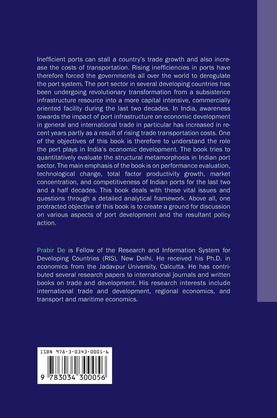 Rückseitencover Globalisation and the Changing Face of Port Infrastructure