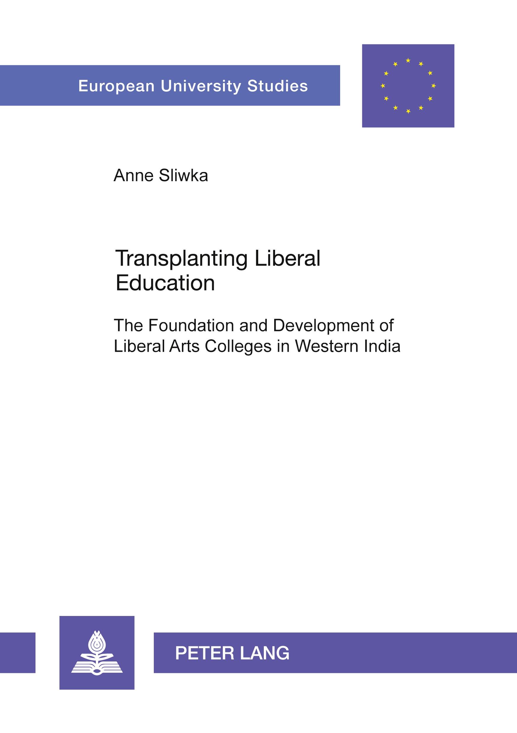 Vorderes Coverbild Transplanting Liberal Education