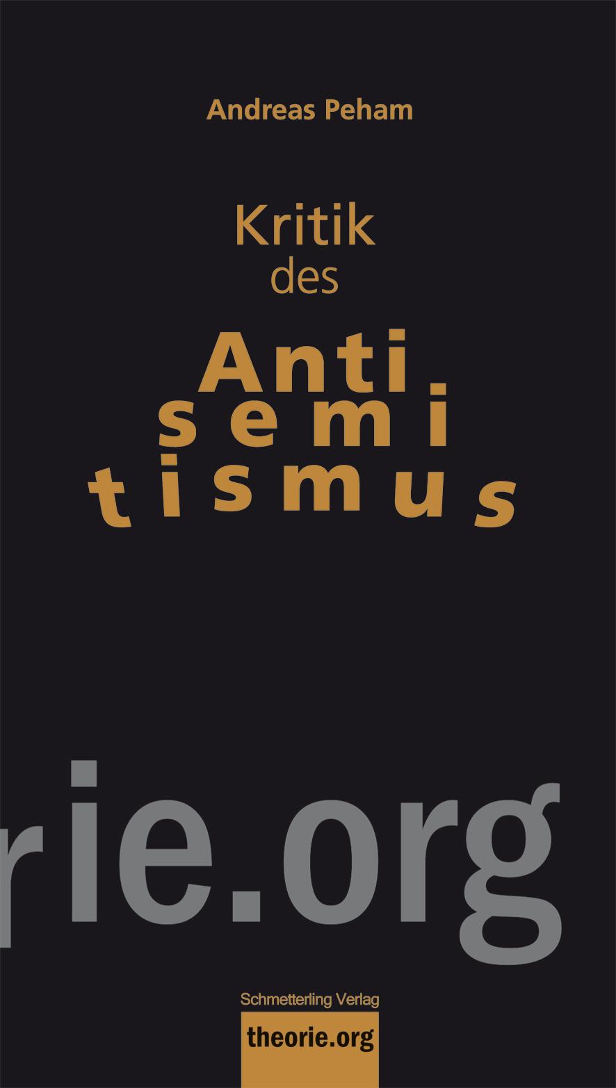 Vorderes Coverbild Kritik des Antisemitismus