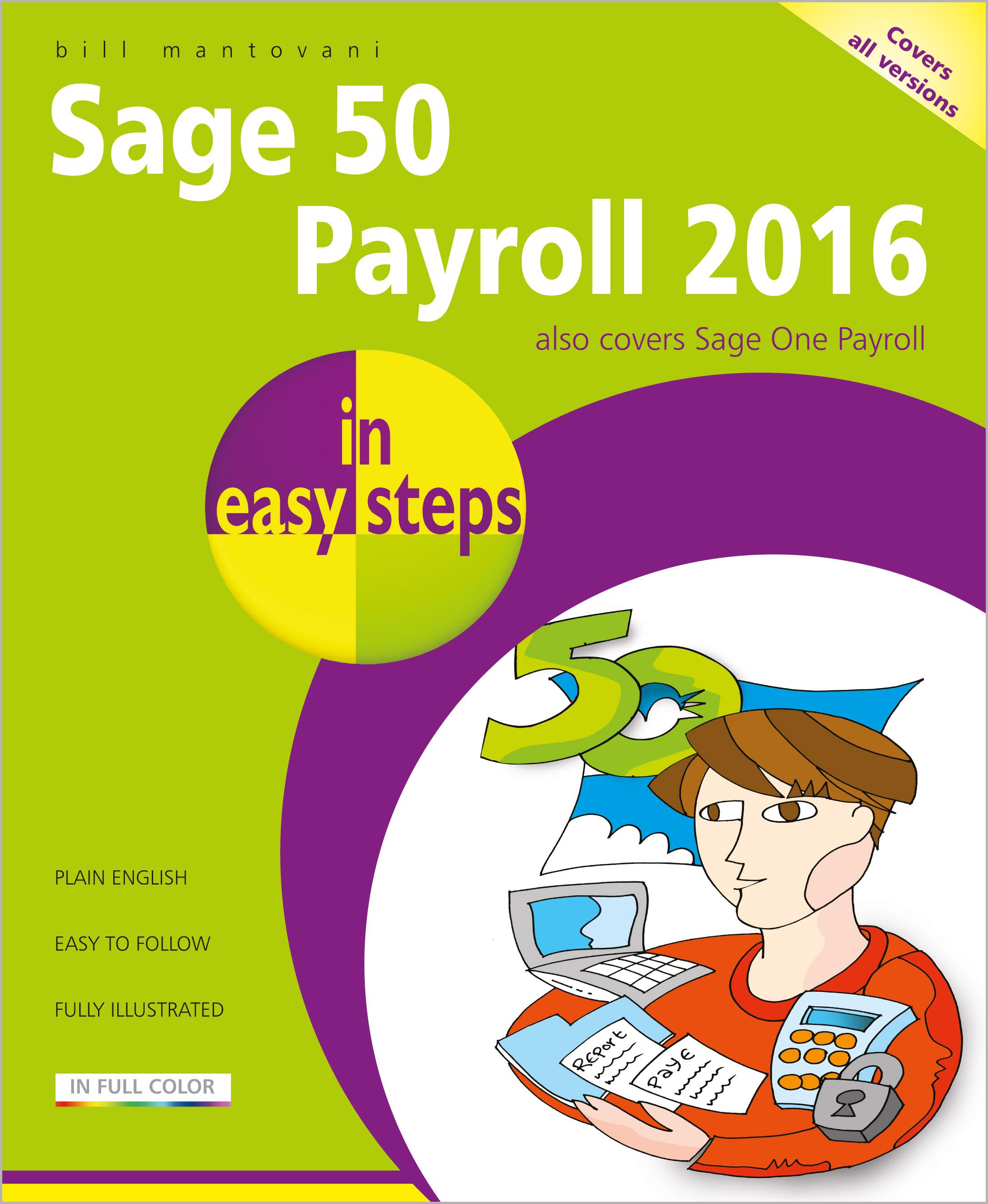 Vorderes Coverbild Sage 50 Payroll 2016 in Easy Steps