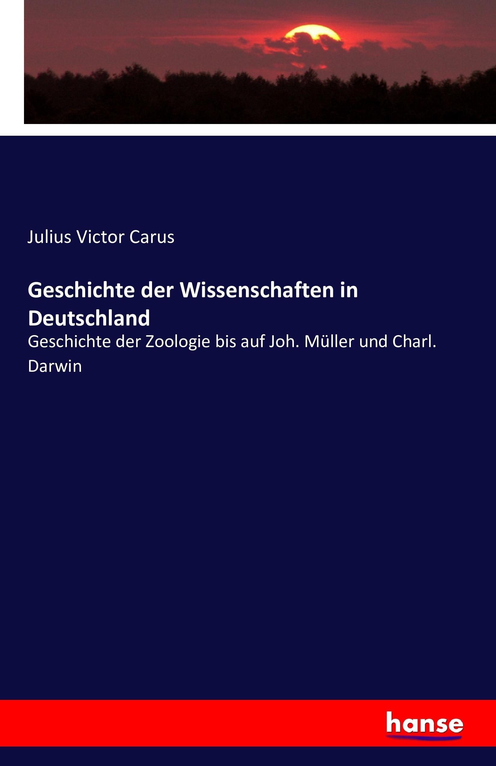 Vorderes Coverbild Geschichte der Wissenschaften in Deutschland